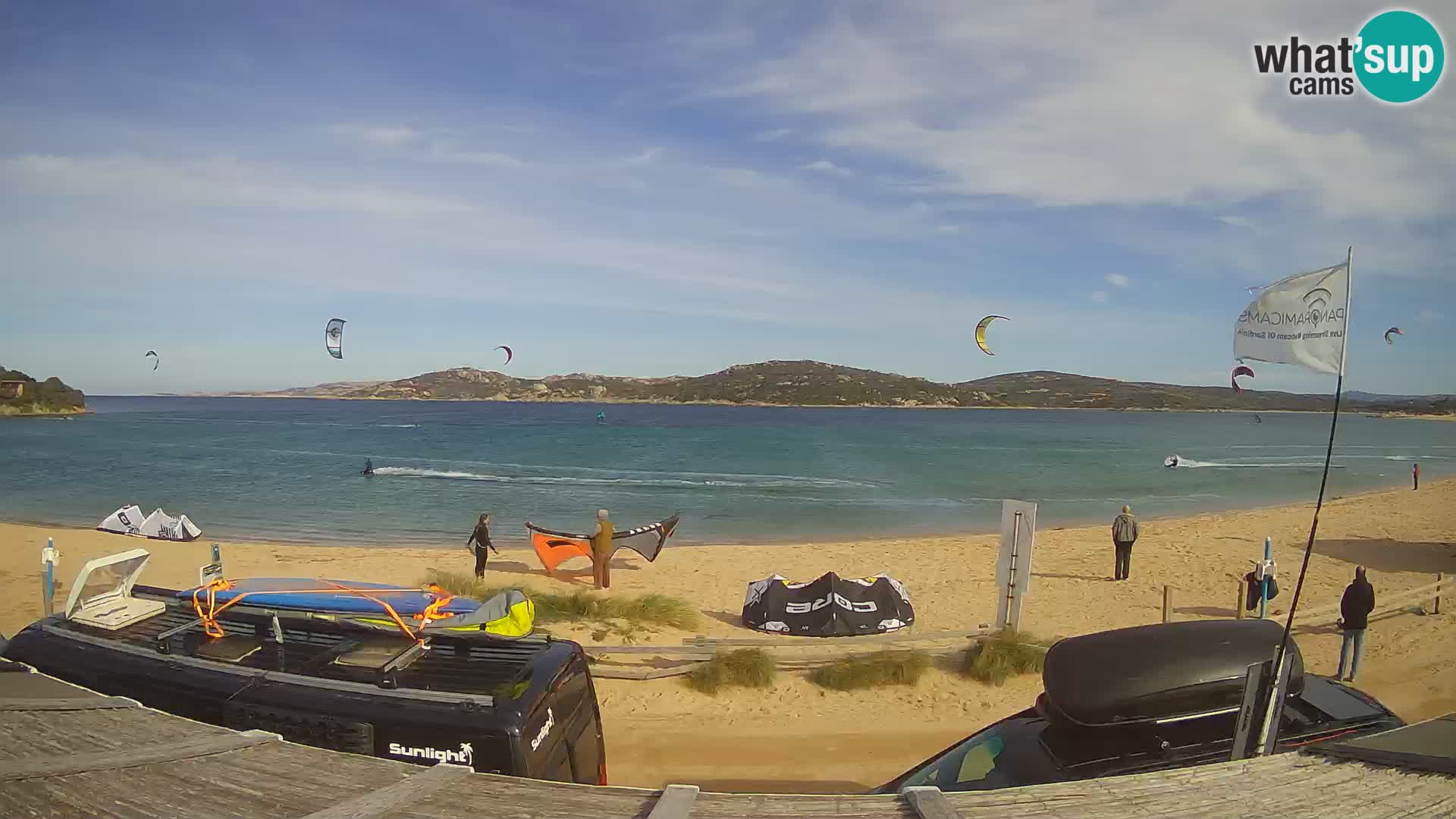 Porto Pollo Windsurfing i Kite surfanje web kamera uživo – Sardinija – Italija