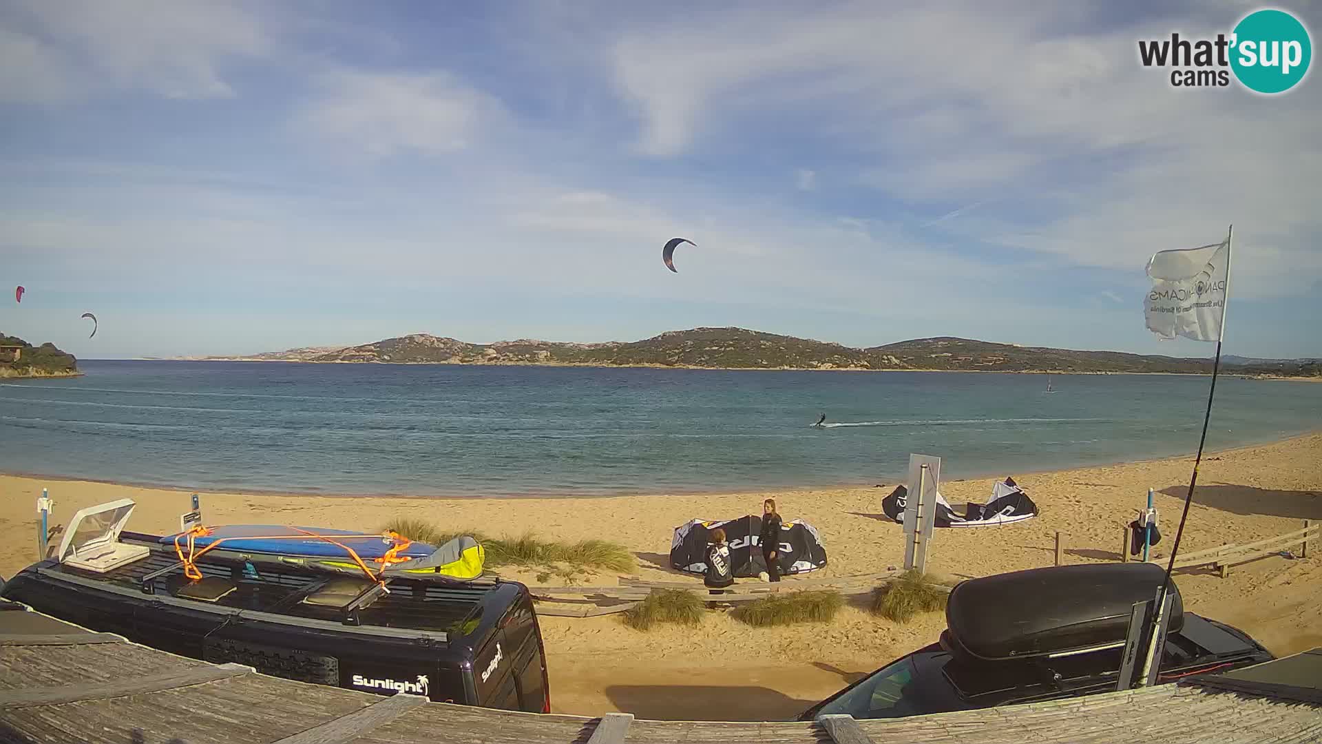 Porto Pollo Windsurfen und Kitesurfen Live-Webcam – Sardinien – Italien