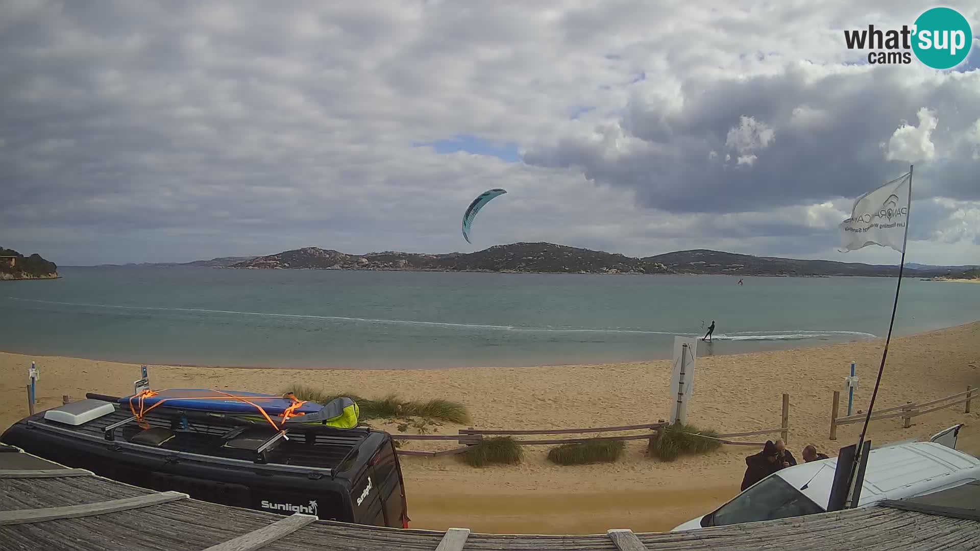 Porto Pollo Windsurfing and Kite surfing live webcam – Sardinia – Italy