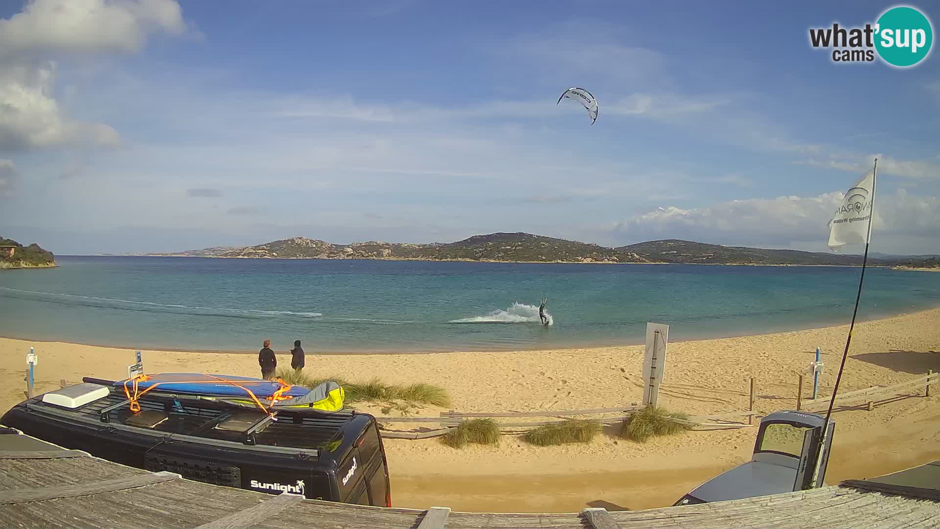 Porto Pollo Windsurfing i Kite surfanje web kamera uživo – Sardinija – Italija