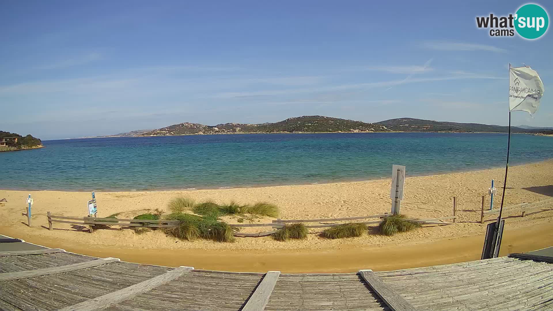 Webcam en direct de planche à voile et de kite surf à Porto Pollo – Sardaigne – Italie