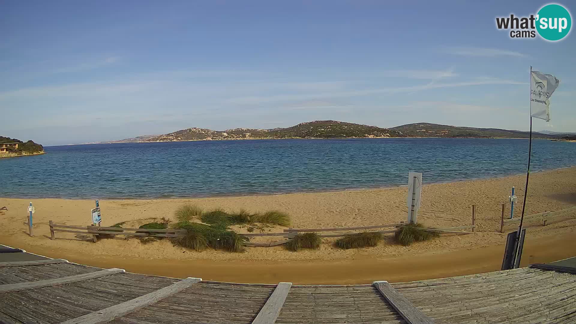 Webcam en direct de planche à voile et de kite surf à Porto Pollo – Sardaigne – Italie