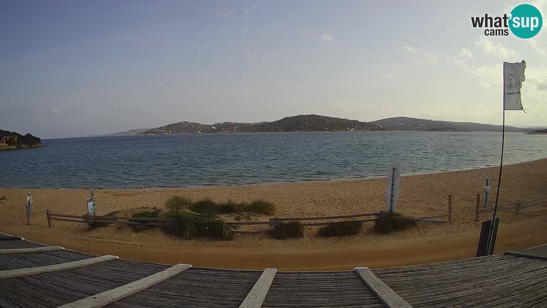 Webcam en direct de planche à voile et de kite surf à Porto Pollo – Sardaigne – Italie