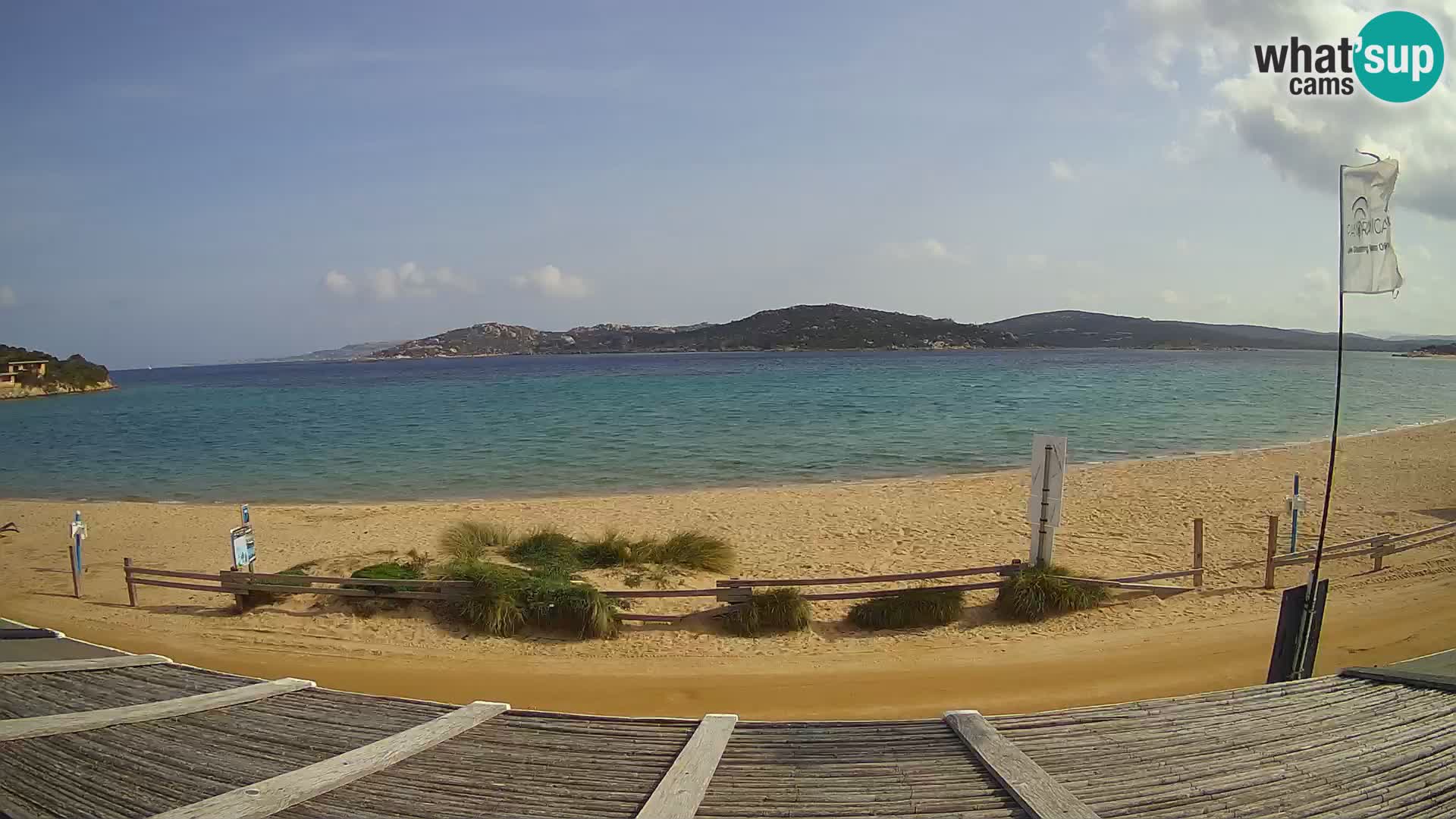 Webcam en direct de planche à voile et de kite surf à Porto Pollo – Sardaigne – Italie