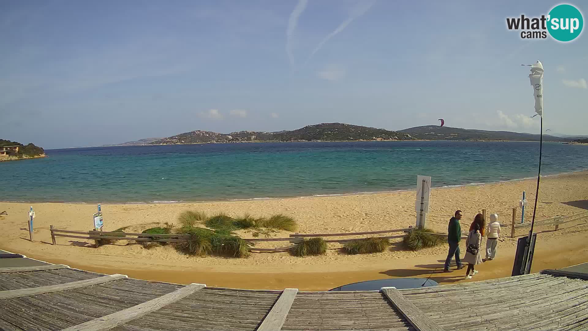 Webcam en direct de planche à voile et de kite surf à Porto Pollo – Sardaigne – Italie