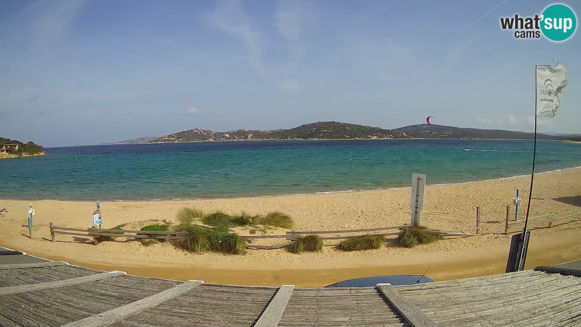 Porto Pollo Windsurfing and Kite surfing live webcam – Sardinia – Italy