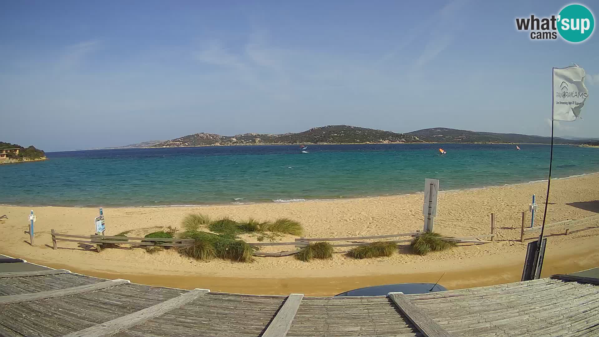 Porto Pollo Windsurfing and Kite surfing live webcam – Sardinia – Italy