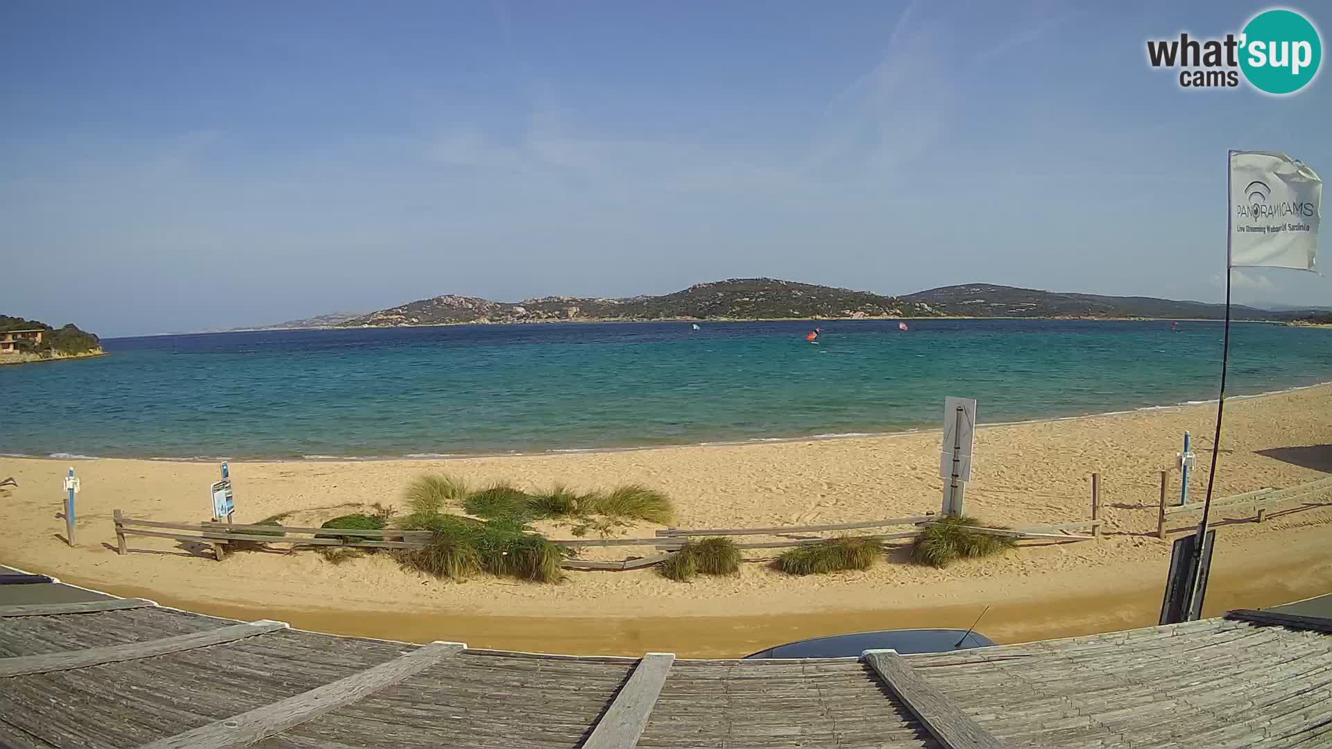 Porto Pollo Windsurfing and Kite surfing live webcam – Sardinia – Italy