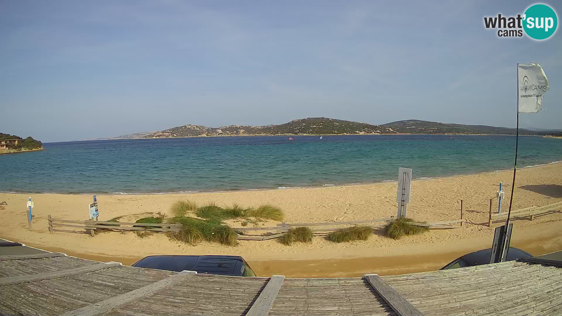 Webcam en direct de planche à voile et de kite surf à Porto Pollo – Sardaigne – Italie