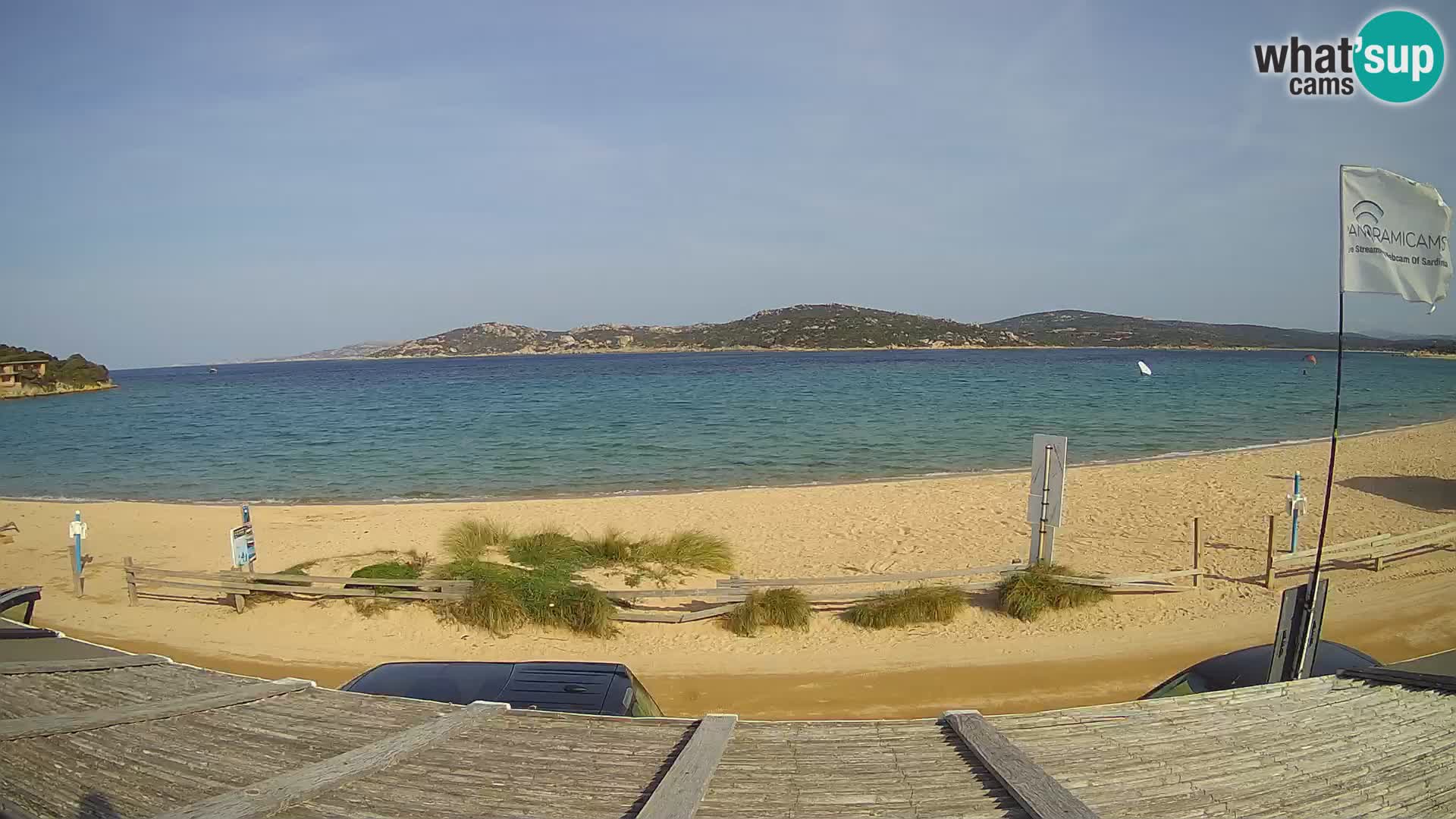 Porto Pollo Windsurfing and Kite surfing live webcam – Sardinia – Italy