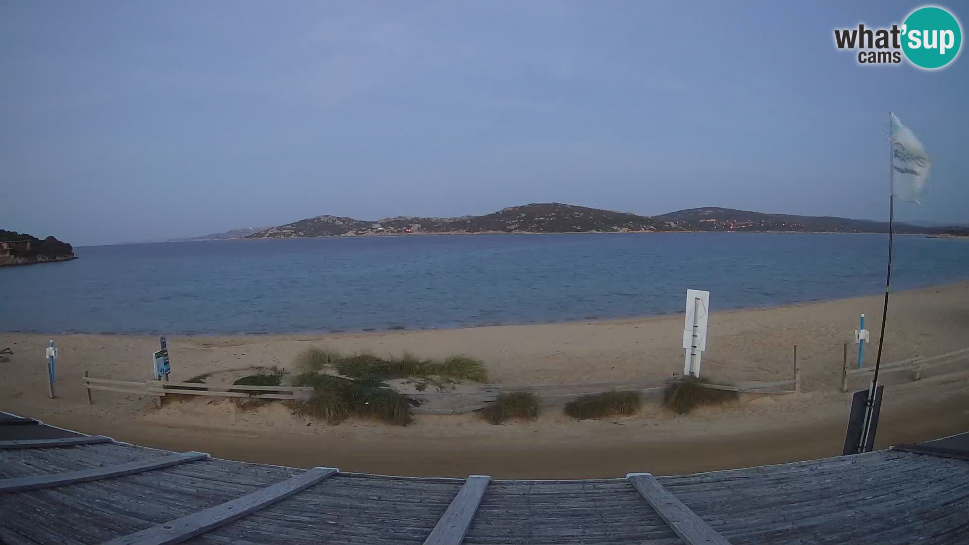 Webcam en direct de planche à voile et de kite surf à Porto Pollo – Sardaigne – Italie