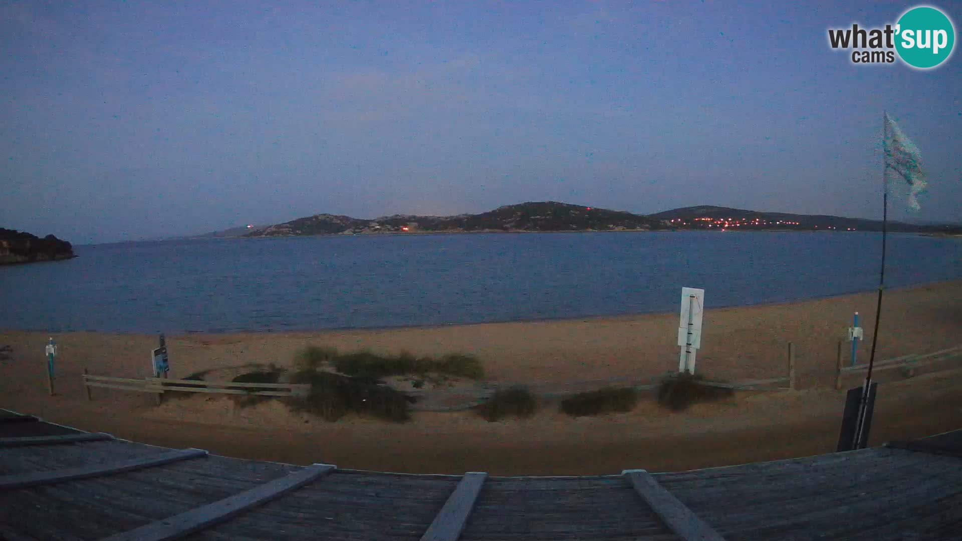 Webcam en direct de planche à voile et de kite surf à Porto Pollo – Sardaigne – Italie