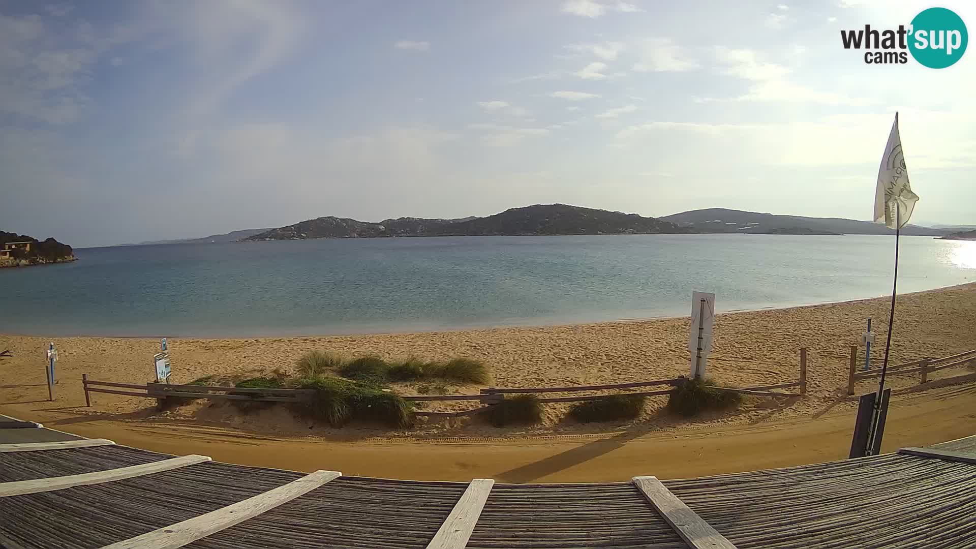 Webcam en direct de planche à voile et de kite surf à Porto Pollo – Sardaigne – Italie