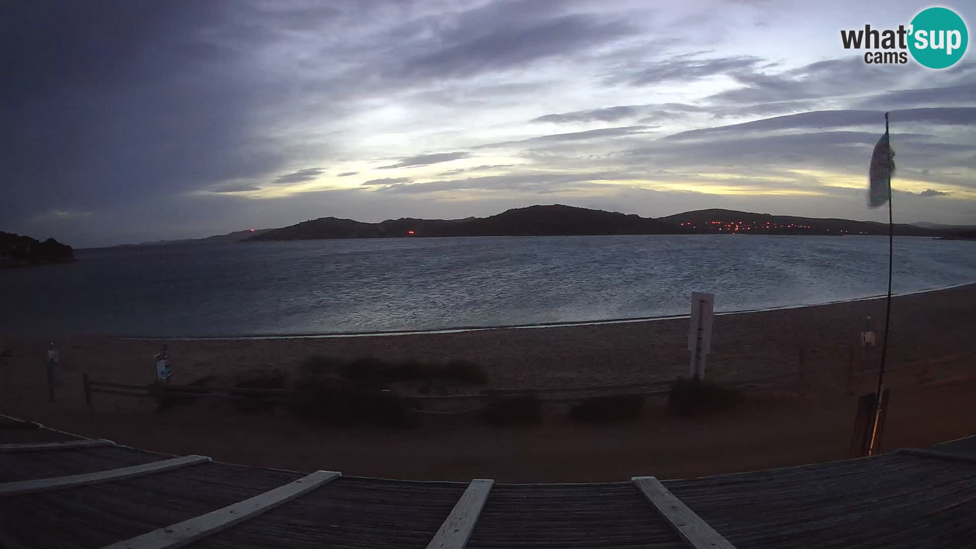 Webcam en direct de planche à voile et de kite surf à Porto Pollo – Sardaigne – Italie