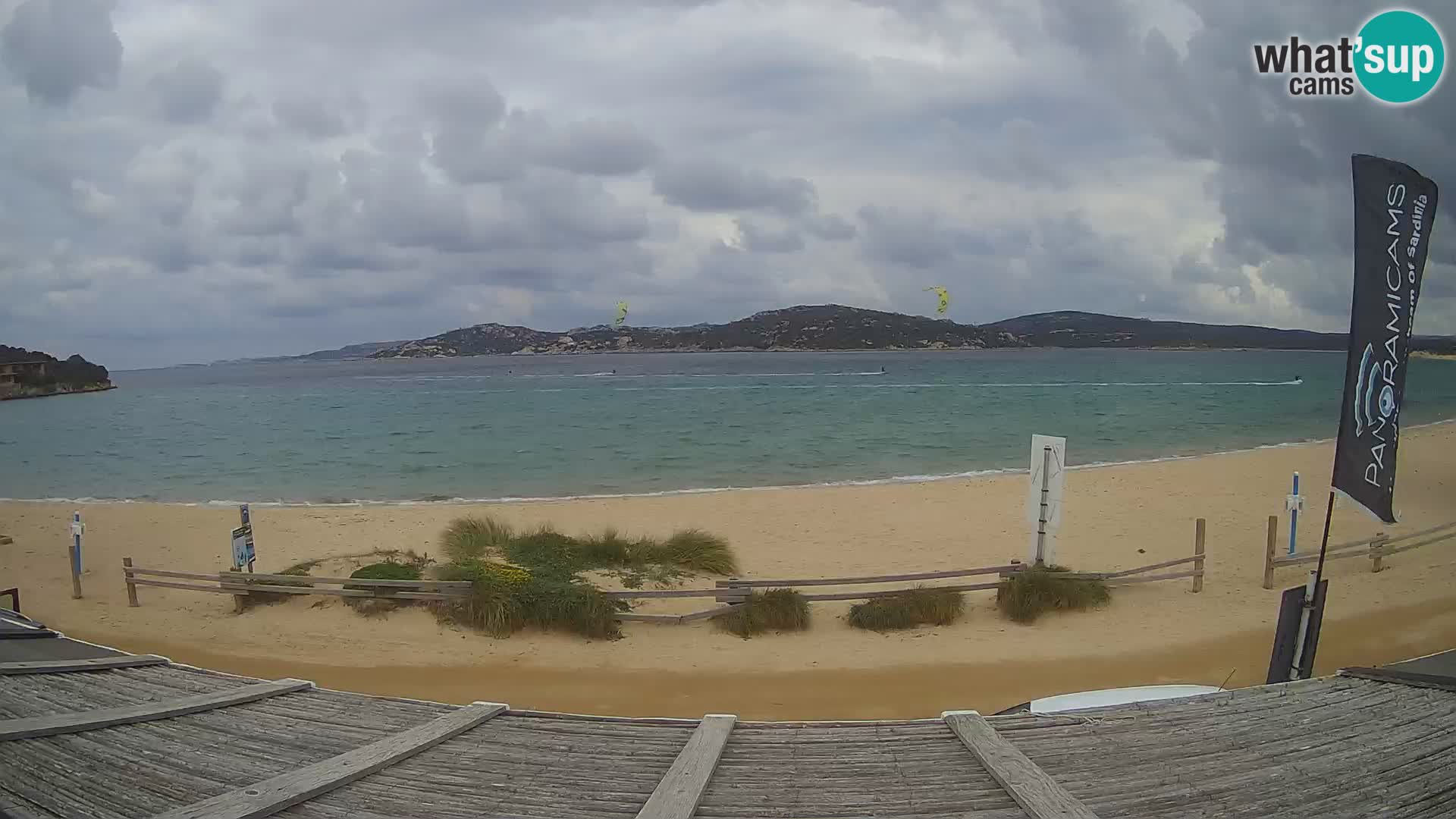 Porto Pollo Windsurfen und Kitesurfen Live-Webcam – Sardinien – Italien