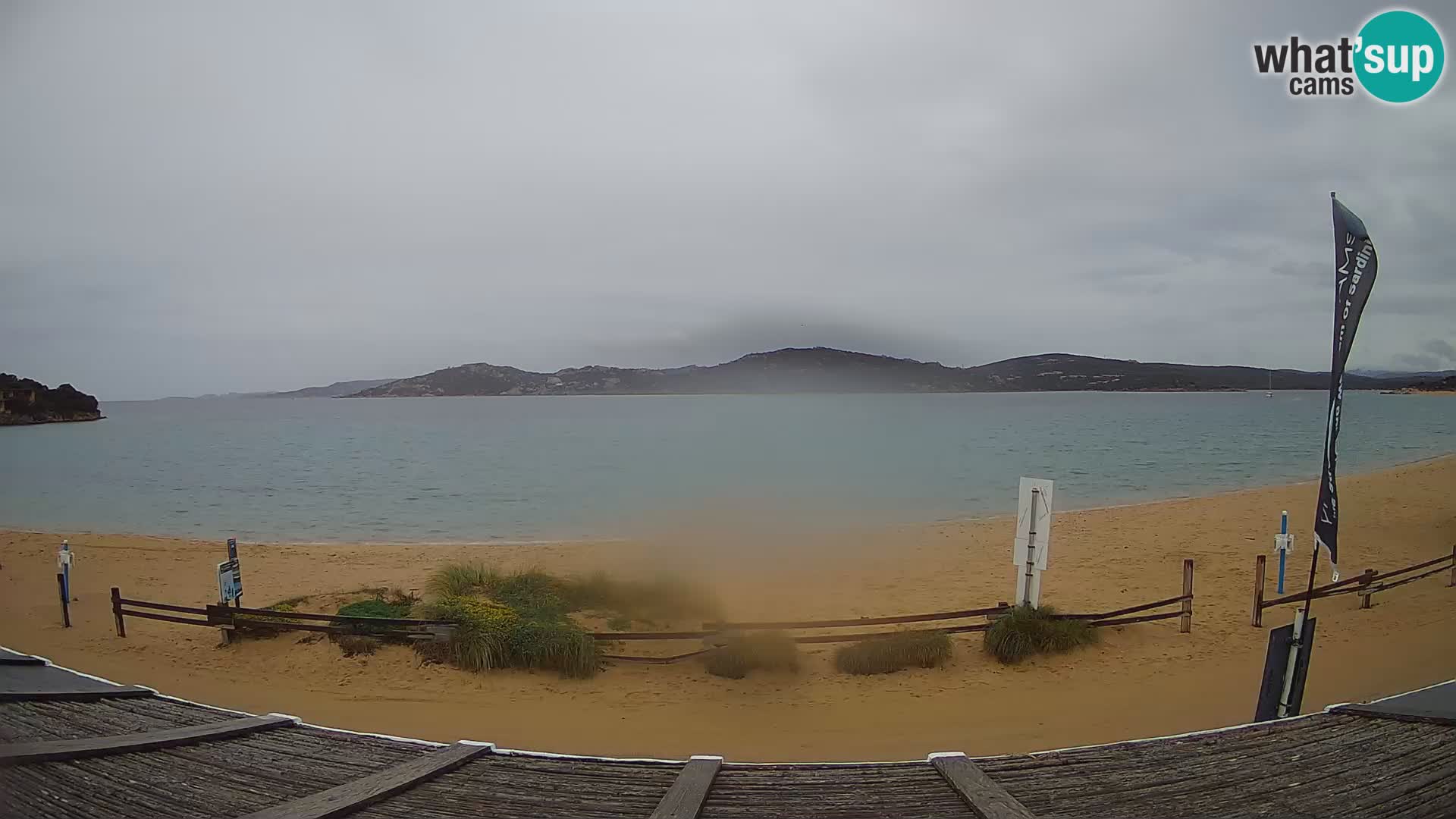 Webcam en direct de planche à voile et de kite surf à Porto Pollo – Sardaigne – Italie