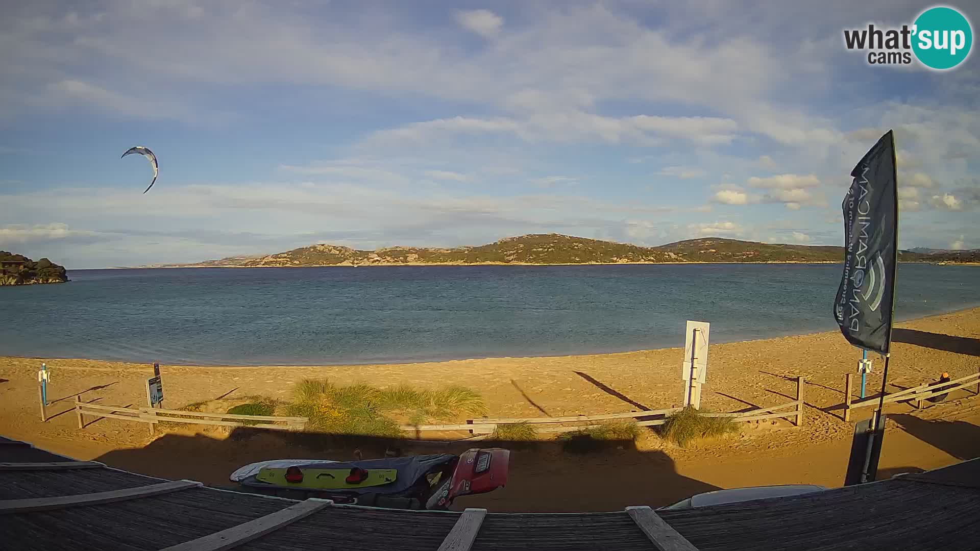 Porto Pollo Windsurfen und Kitesurfen Live-Webcam – Sardinien – Italien