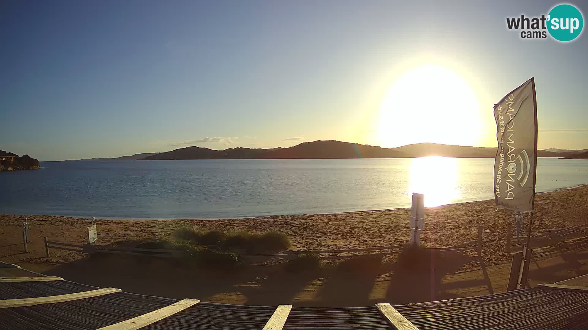 Webcam en direct de planche à voile et de kite surf à Porto Pollo – Sardaigne – Italie