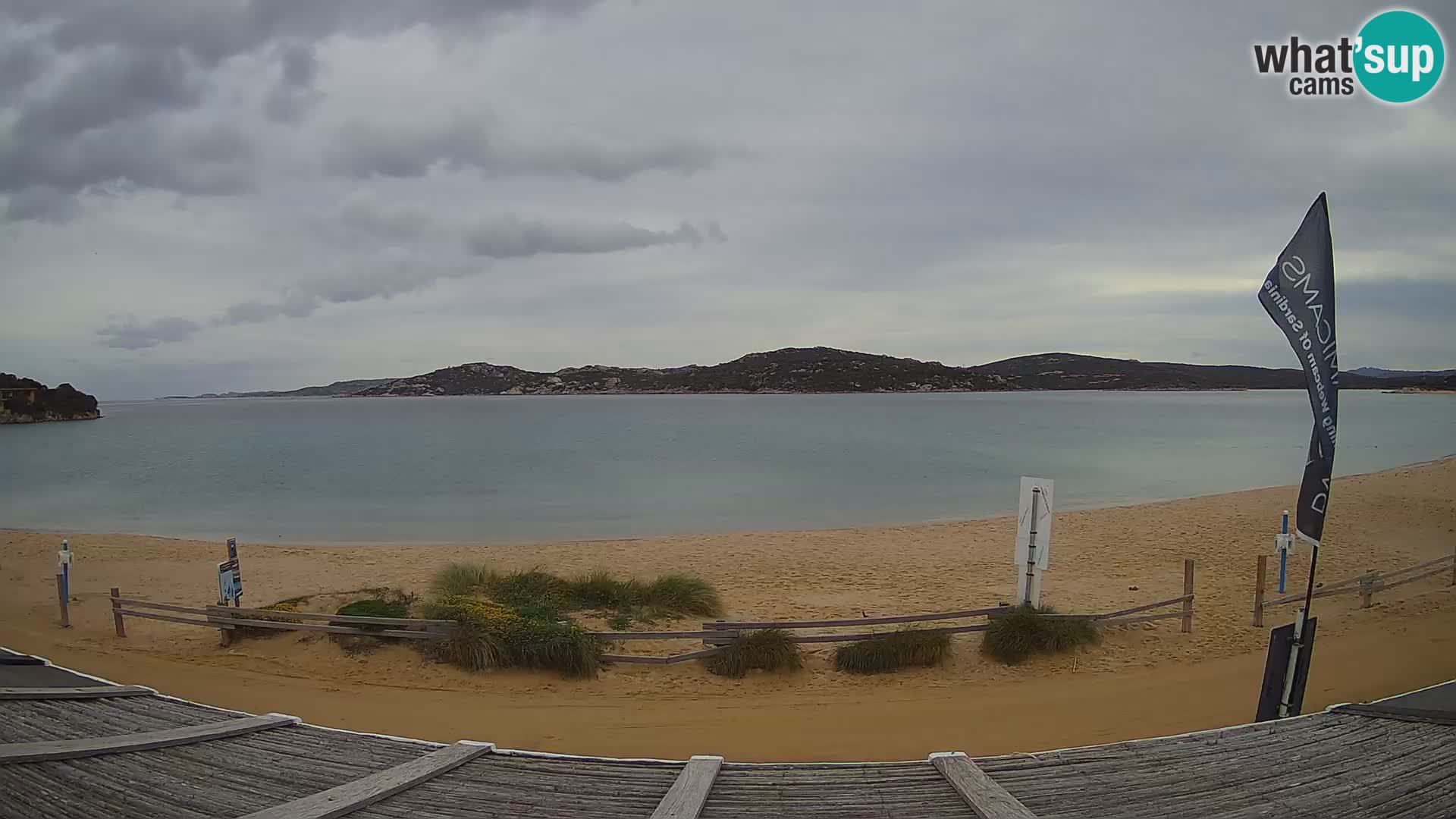 Webcam en direct de planche à voile et de kite surf à Porto Pollo – Sardaigne – Italie