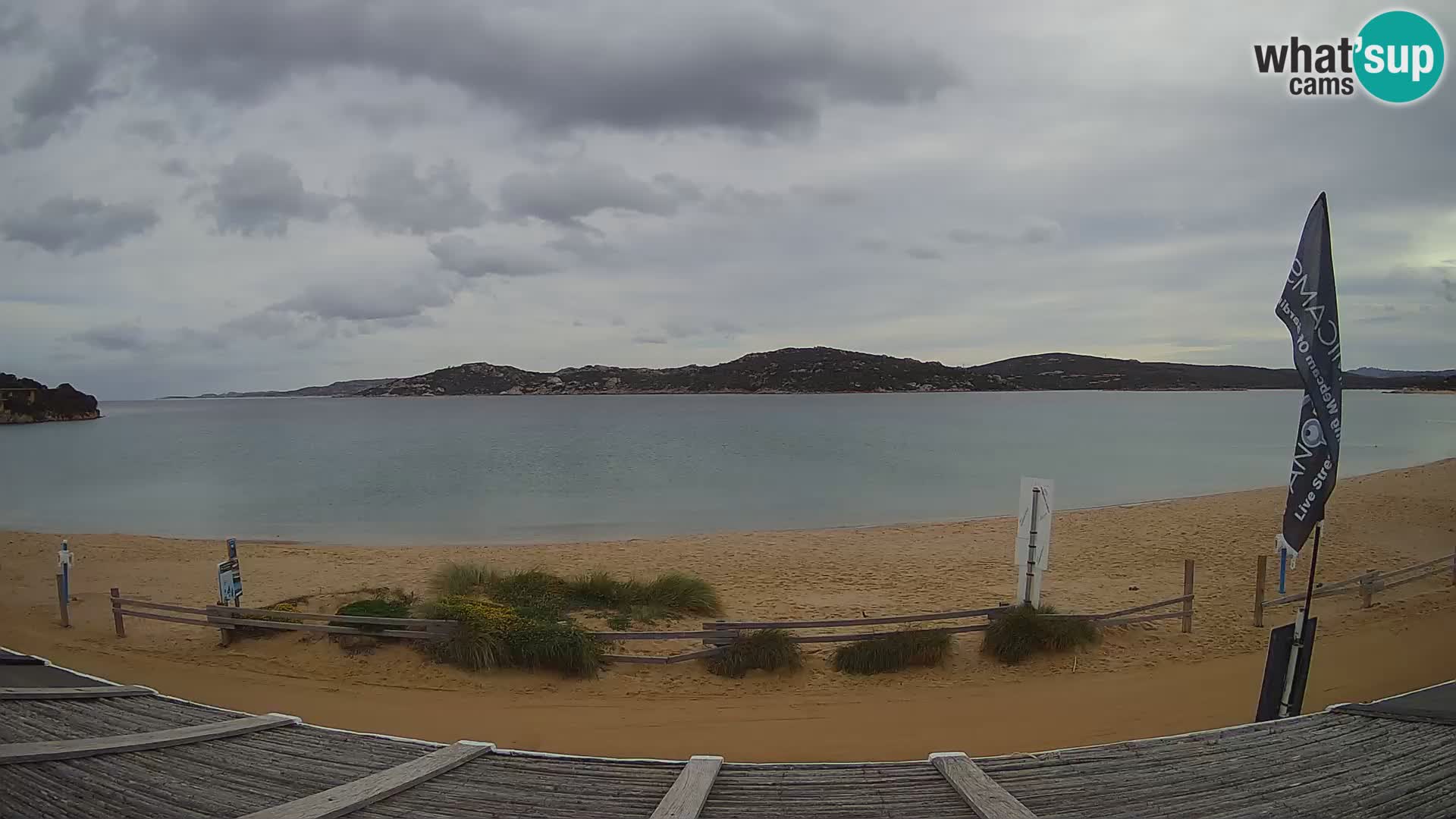 Webcam en direct de planche à voile et de kite surf à Porto Pollo – Sardaigne – Italie