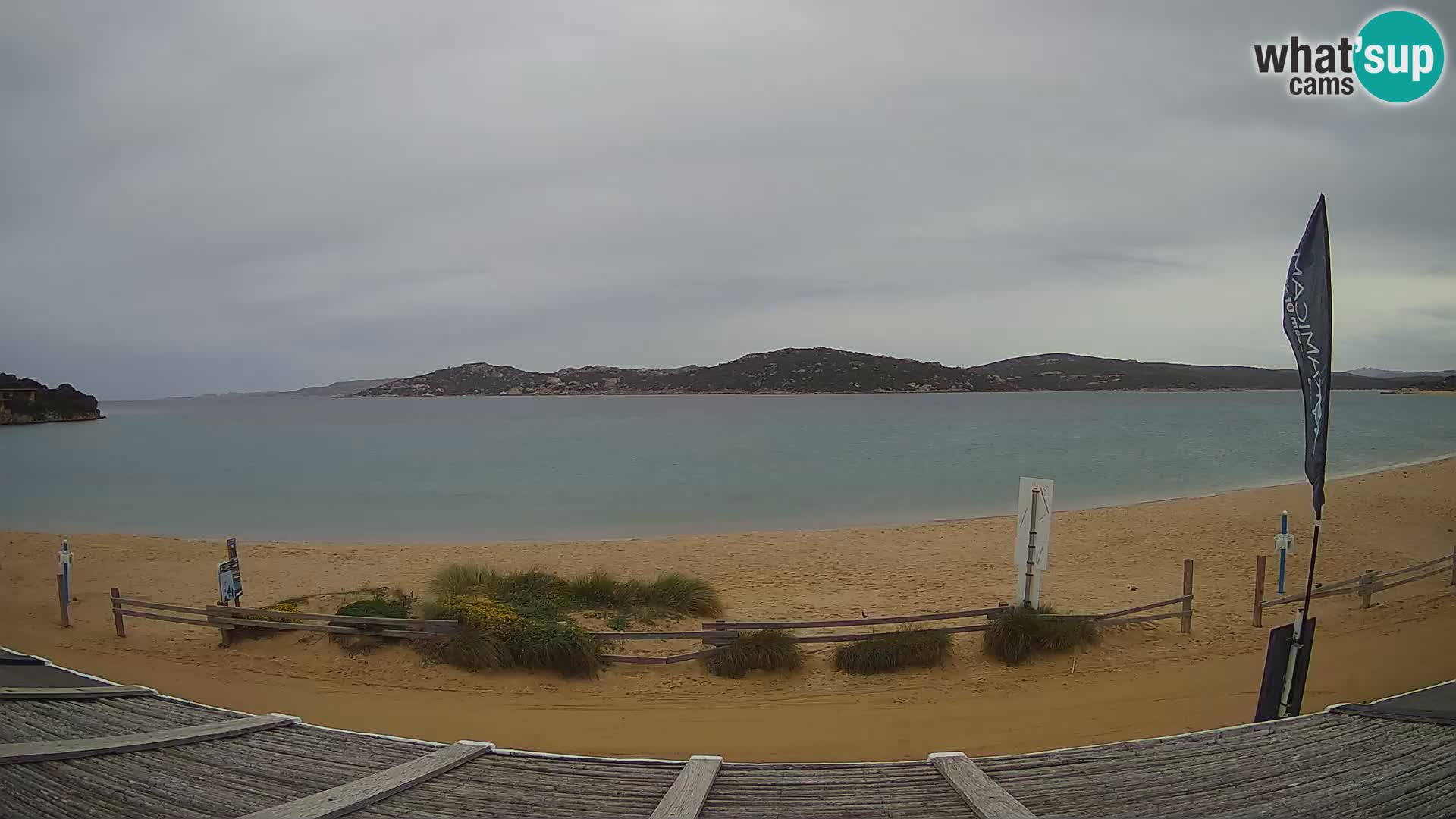 Webcam en direct de planche à voile et de kite surf à Porto Pollo – Sardaigne – Italie