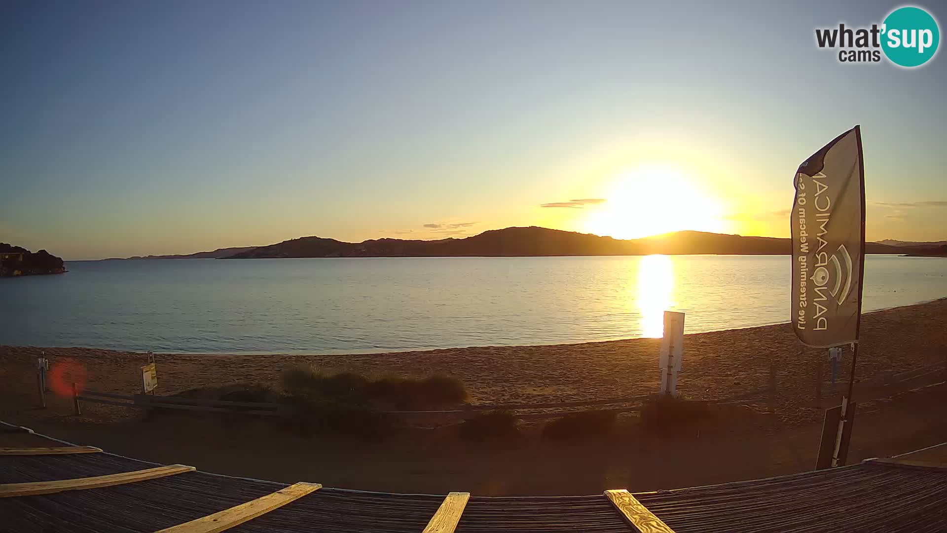 Webcam en direct de planche à voile et de kite surf à Porto Pollo – Sardaigne – Italie