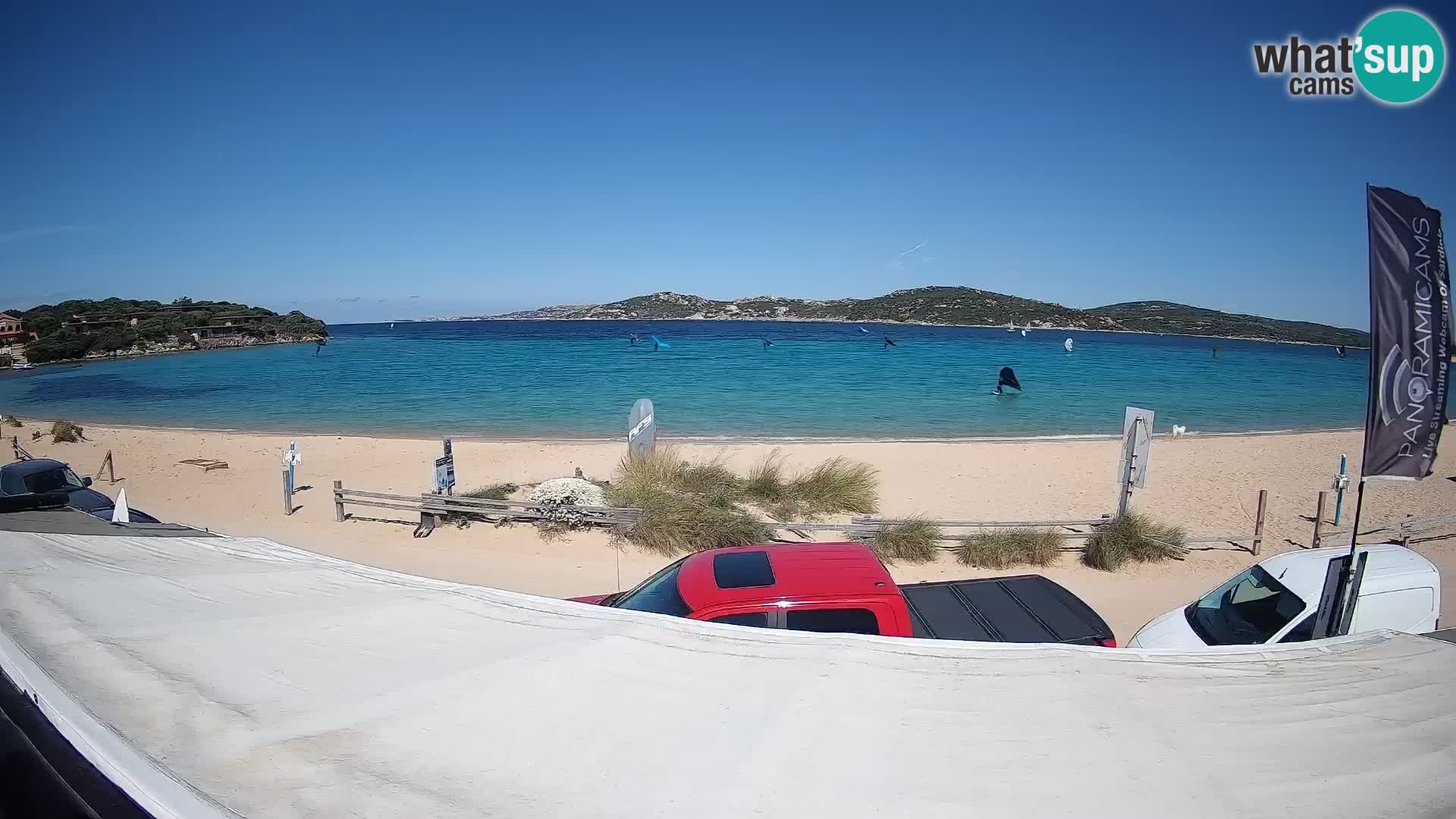 Porto Pollo Windsurfen und Kitesurfen Live-Webcam – Sardinien – Italien