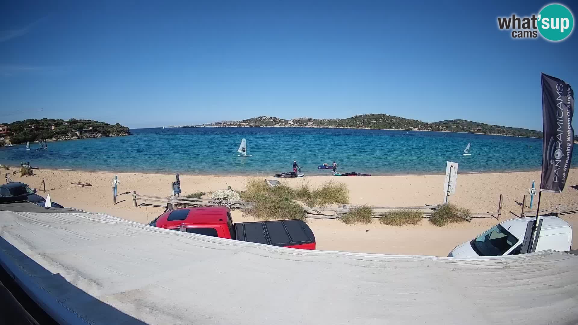Porto Pollo Windsurfen und Kitesurfen Live-Webcam – Sardinien – Italien