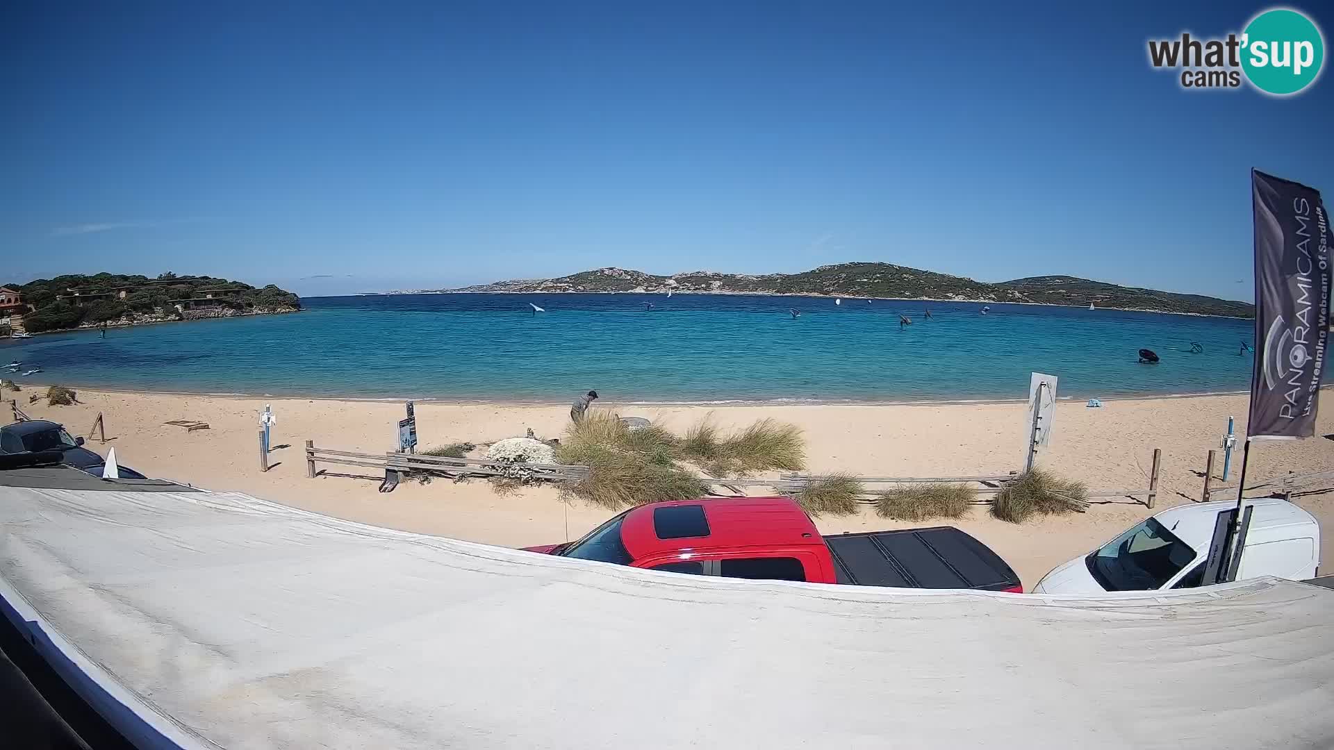 Porto Pollo Windsurfing i Kite surfanje web kamera uživo – Sardinija – Italija