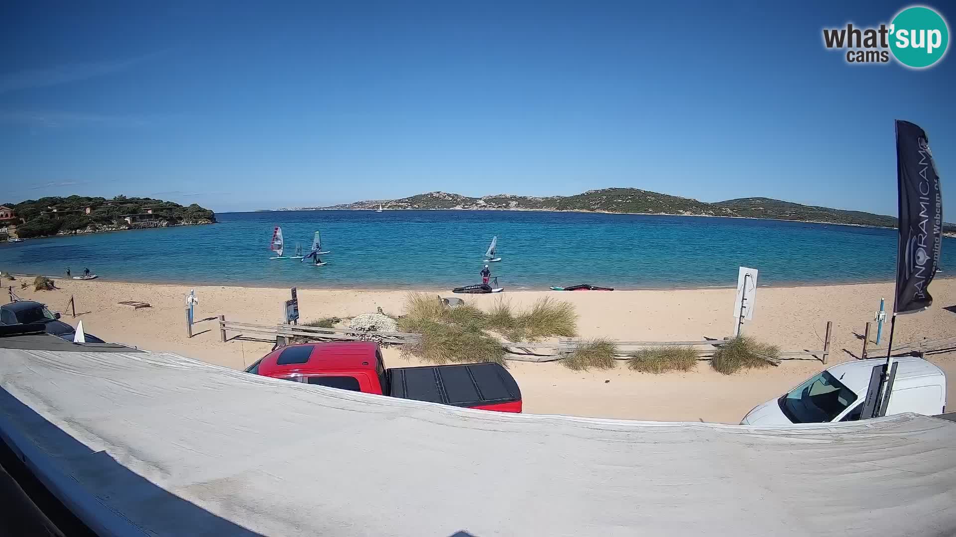 Porto Pollo Windsurfing and Kite surfing live webcam – Sardinia – Italy