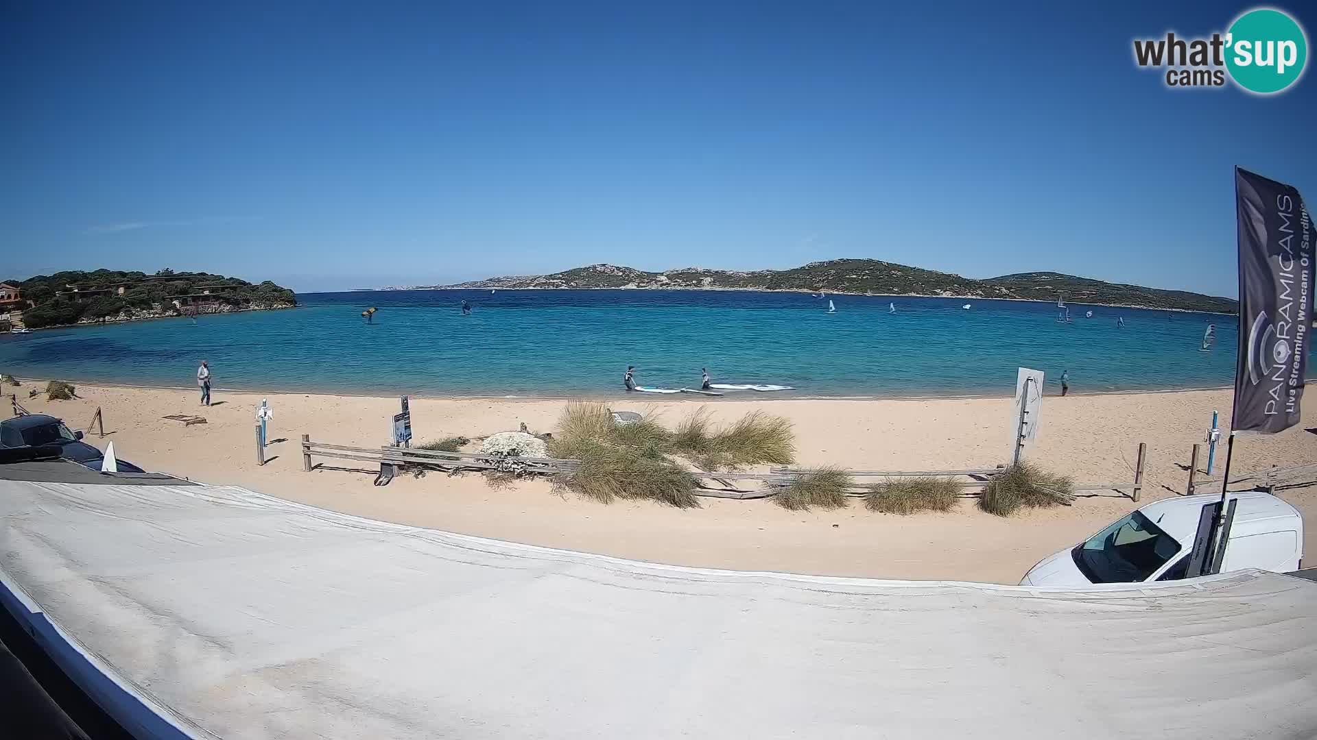 Porto Pollo Windsurfen und Kitesurfen Live-Webcam – Sardinien – Italien