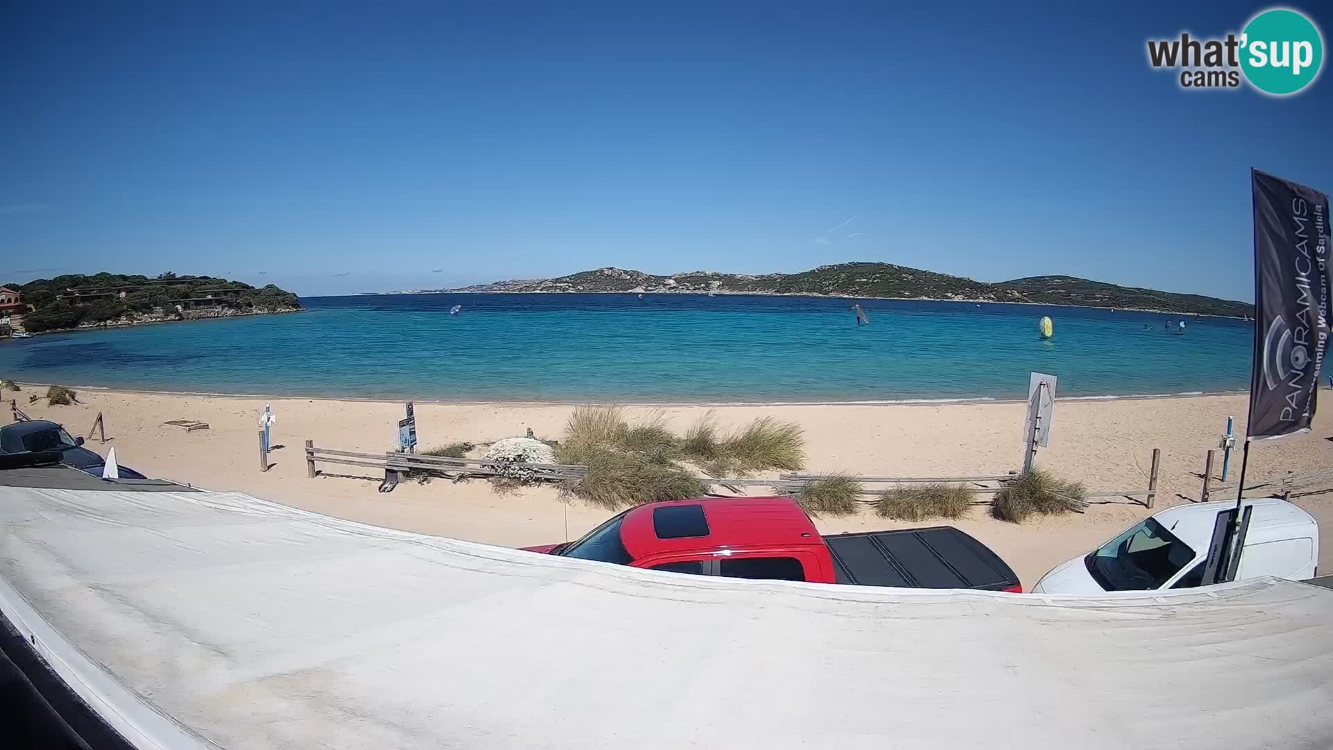 Porto Pollo Windsurfing and Kite surfing live webcam – Sardinia – Italy