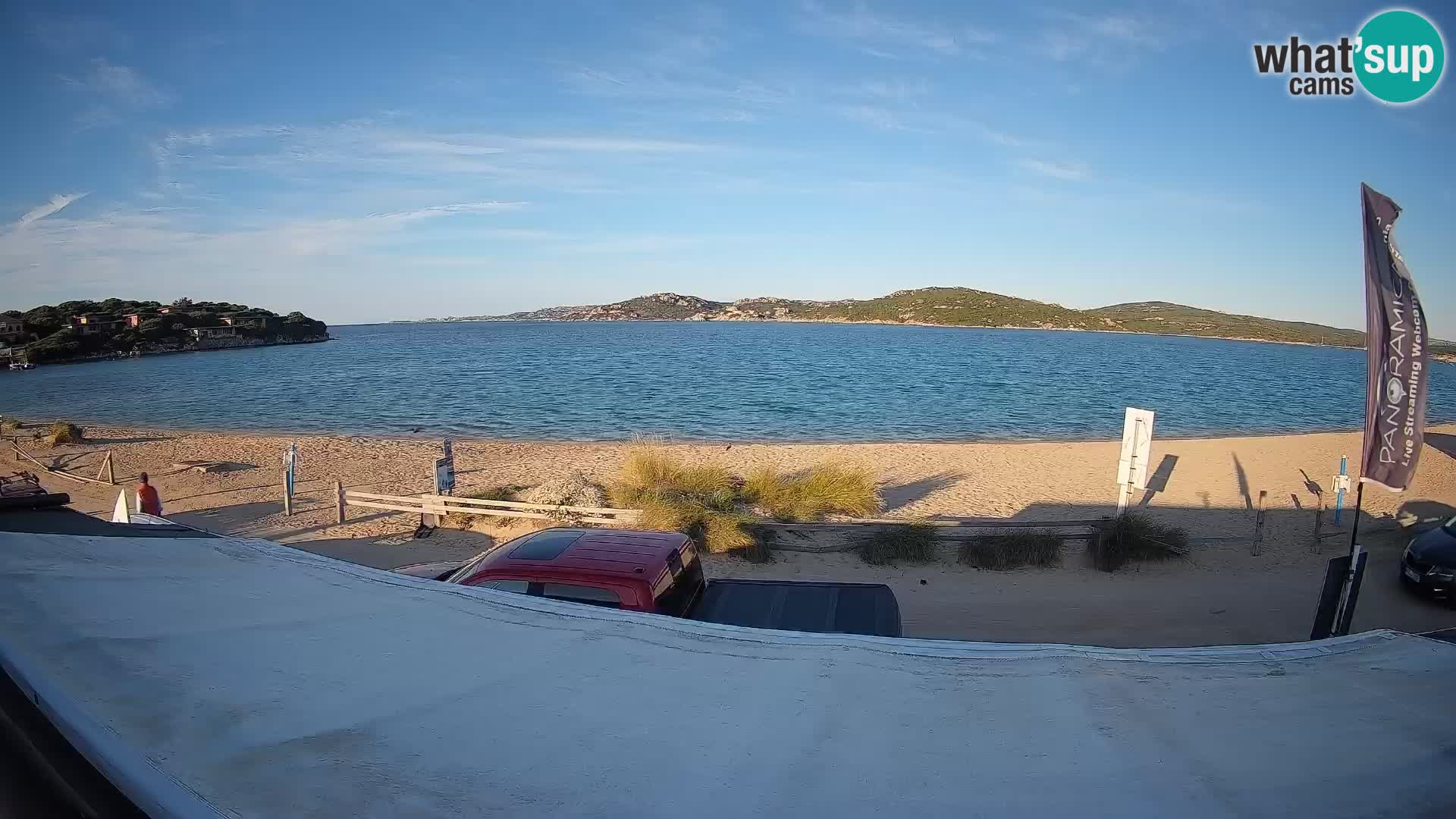 Webcam en direct de planche à voile et de kite surf à Porto Pollo – Sardaigne – Italie