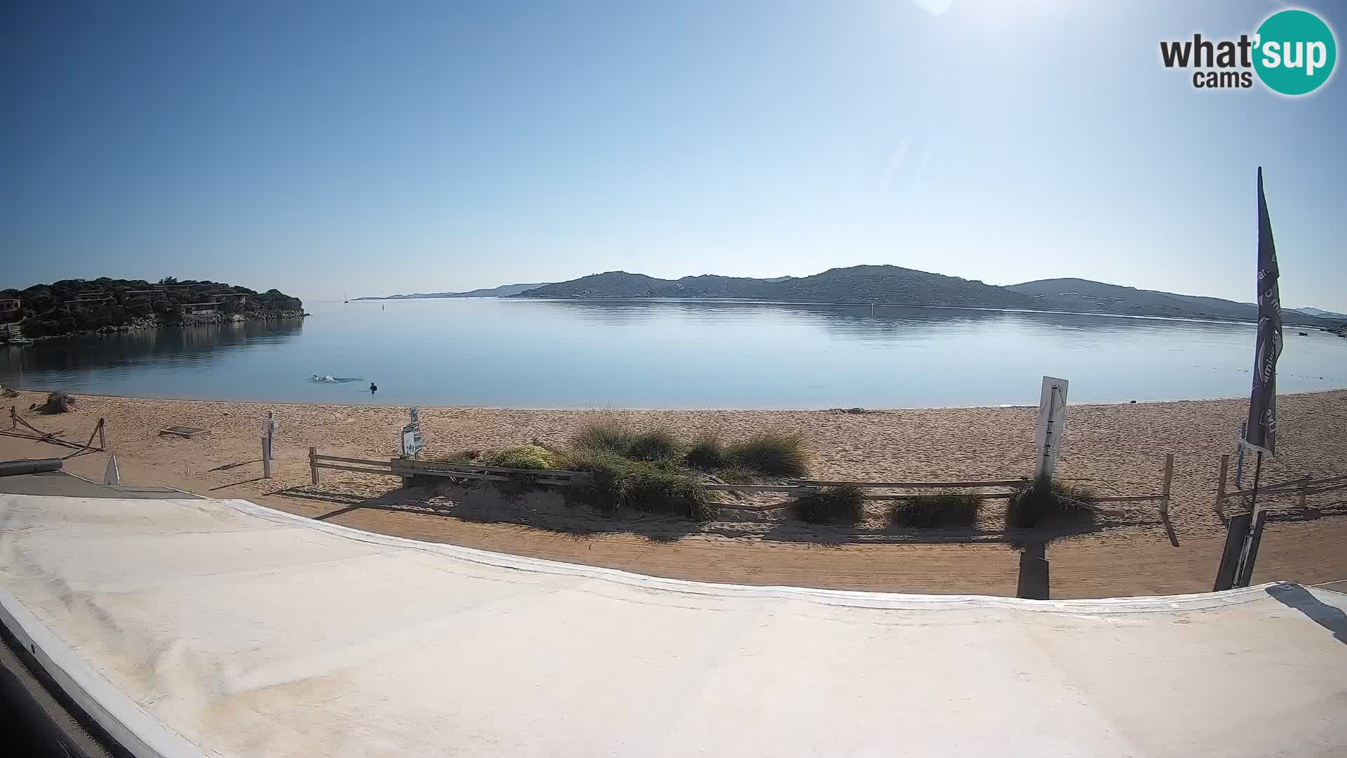 Porto Pollo Windsurfen und Kitesurfen Live-Webcam – Sardinien – Italien
