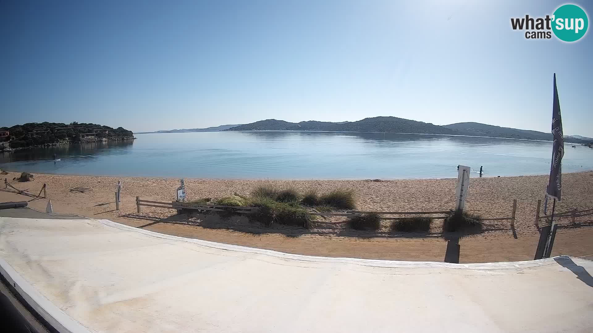 Porto Pollo Windsurfing and Kite surfing live webcam – Sardinia – Italy