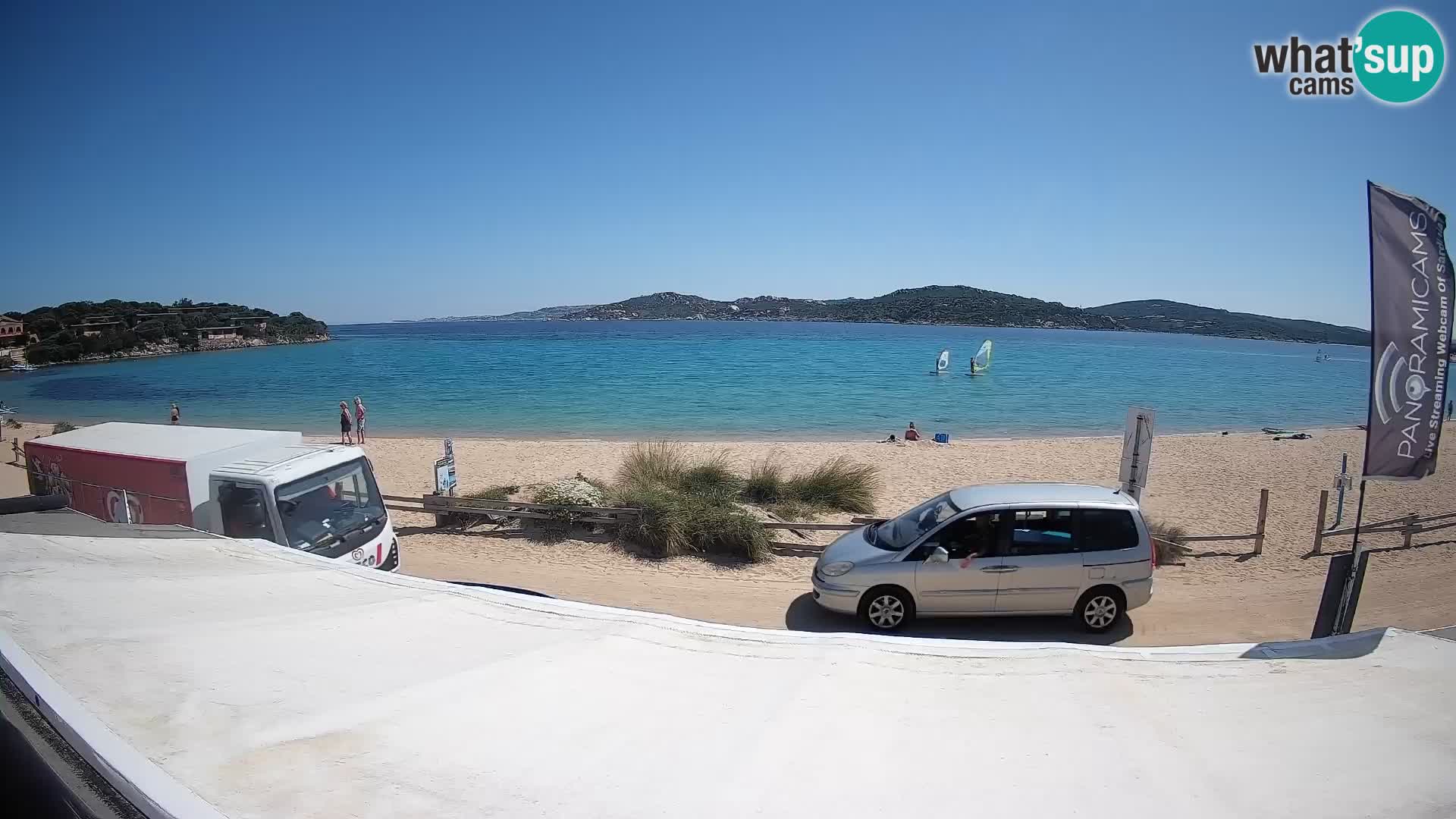 Porto Pollo Windsurfing and Kite surfing live webcam – Sardinia – Italy