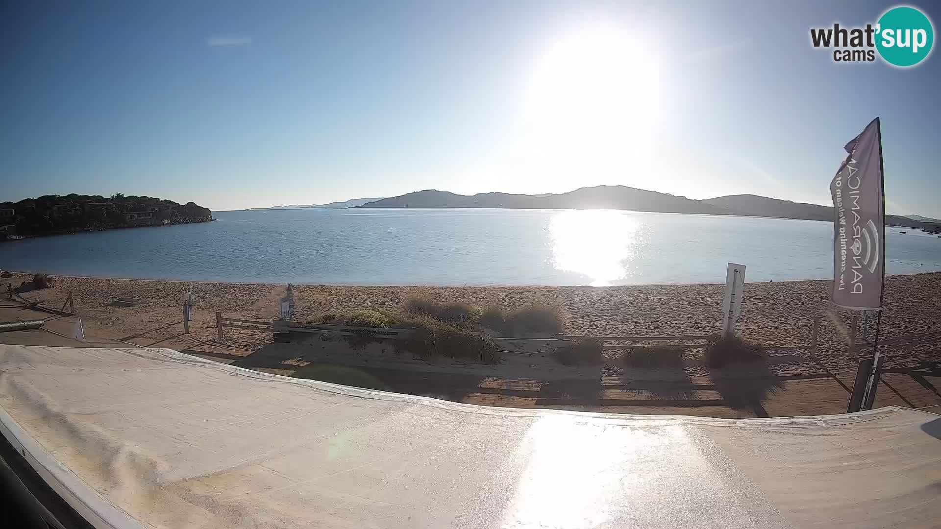 Porto Pollo Windsurfing and Kite surfing live webcam – Sardinia – Italy