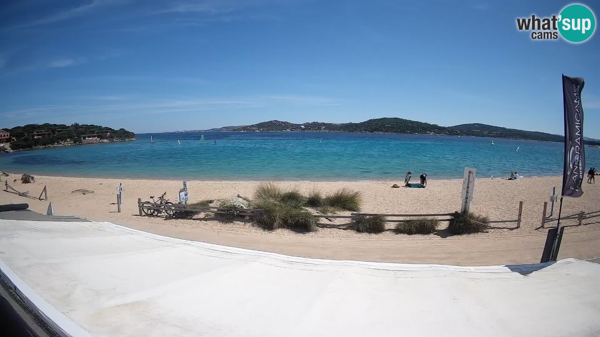 Porto Pollo Windsurfen und Kitesurfen Live-Webcam – Sardinien – Italien