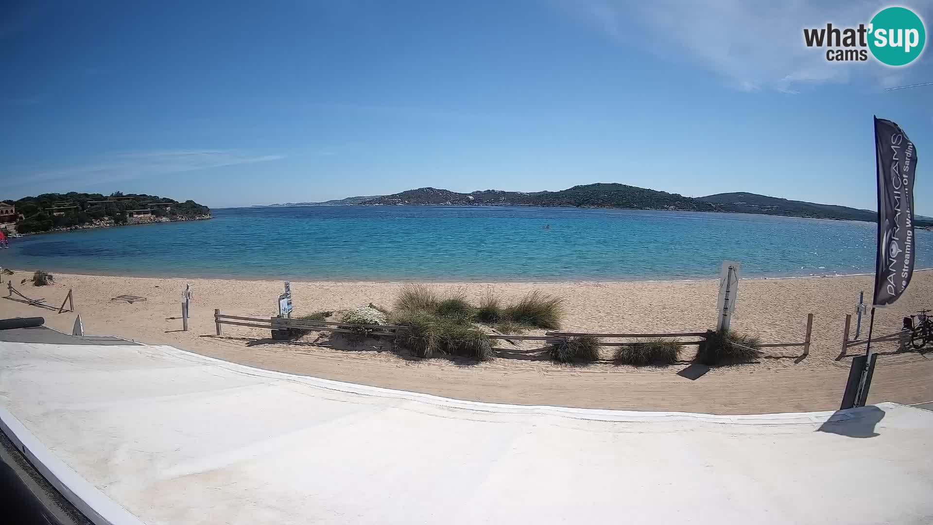 Porto Pollo Windsurfing and Kite surfing live webcam – Sardinia – Italy