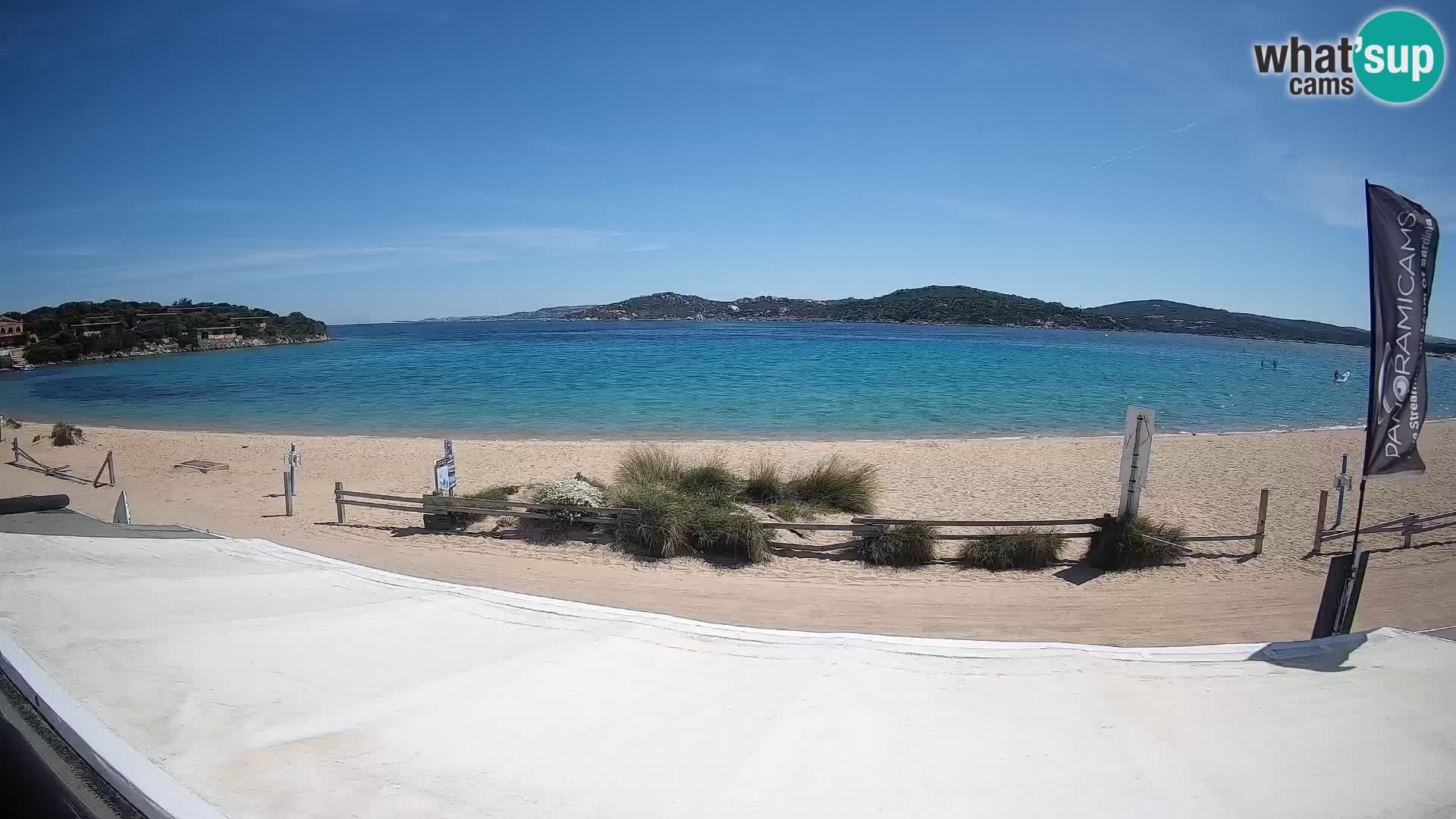 Webcam en direct de planche à voile et de kite surf à Porto Pollo – Sardaigne – Italie