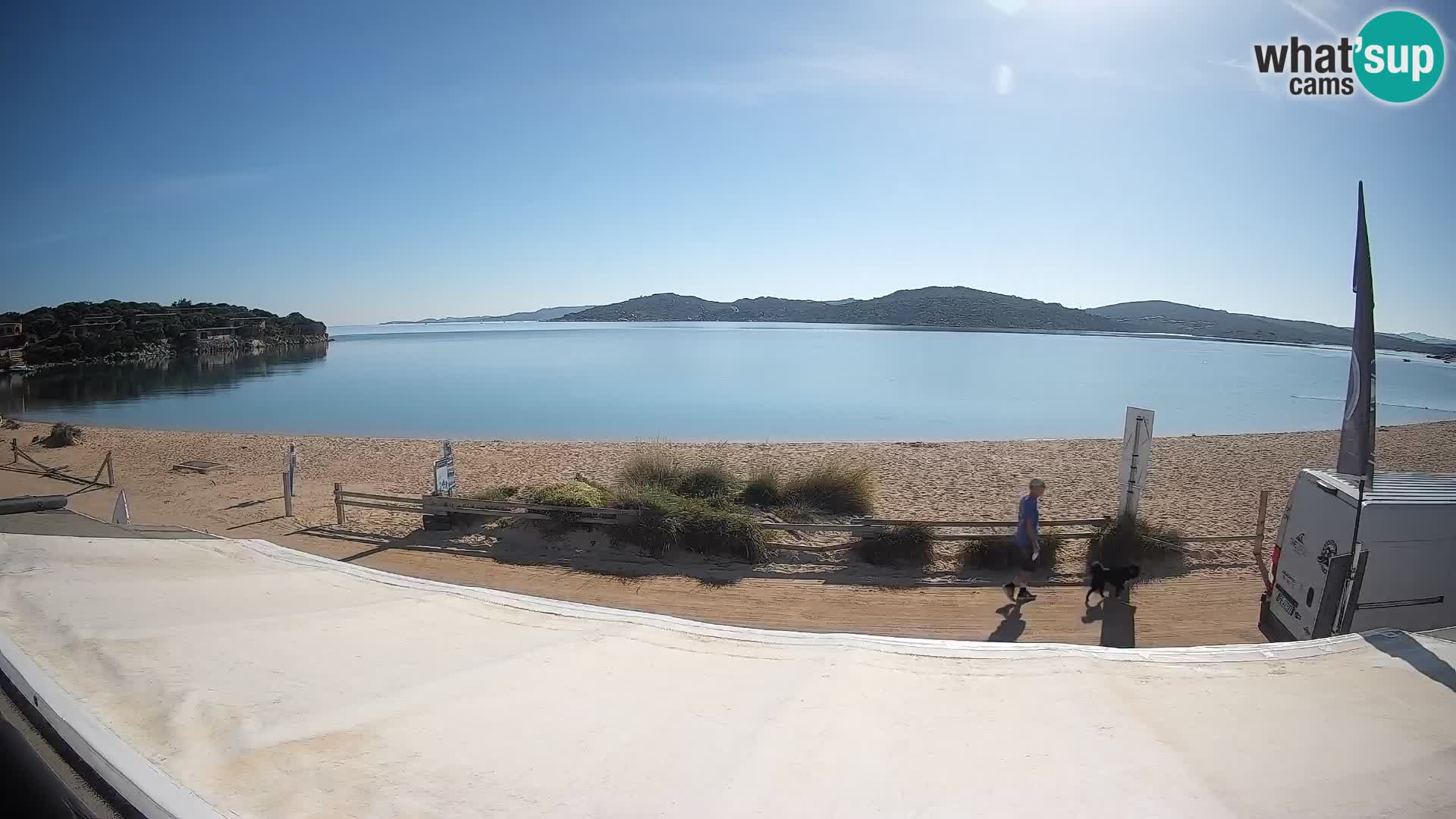 Webcam en direct de planche à voile et de kite surf à Porto Pollo – Sardaigne – Italie