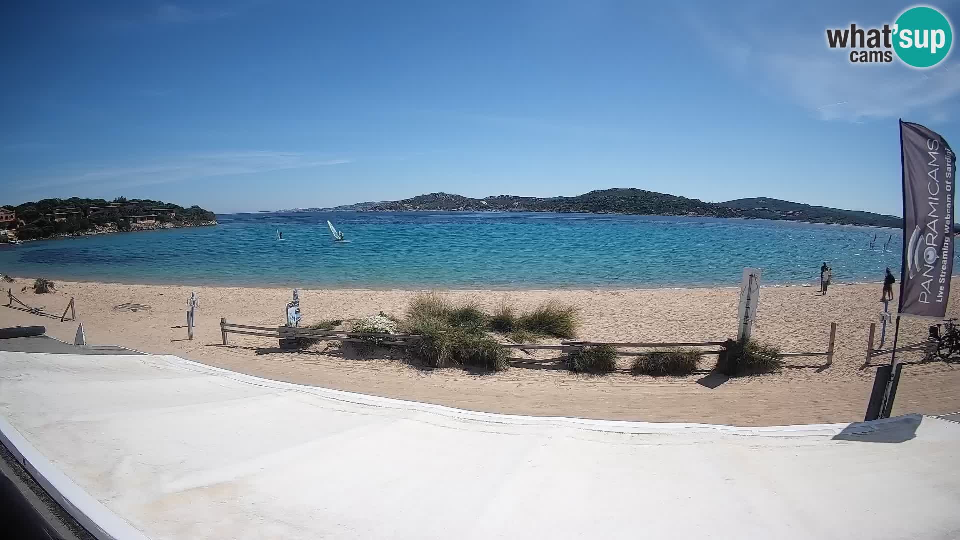 Porto Pollo Windsurfen und Kitesurfen Live-Webcam – Sardinien – Italien