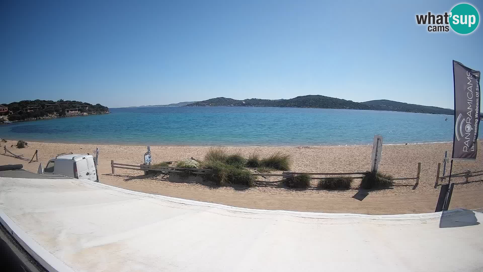 Porto Pollo Windsurfing and Kite surfing live webcam – Sardinia – Italy