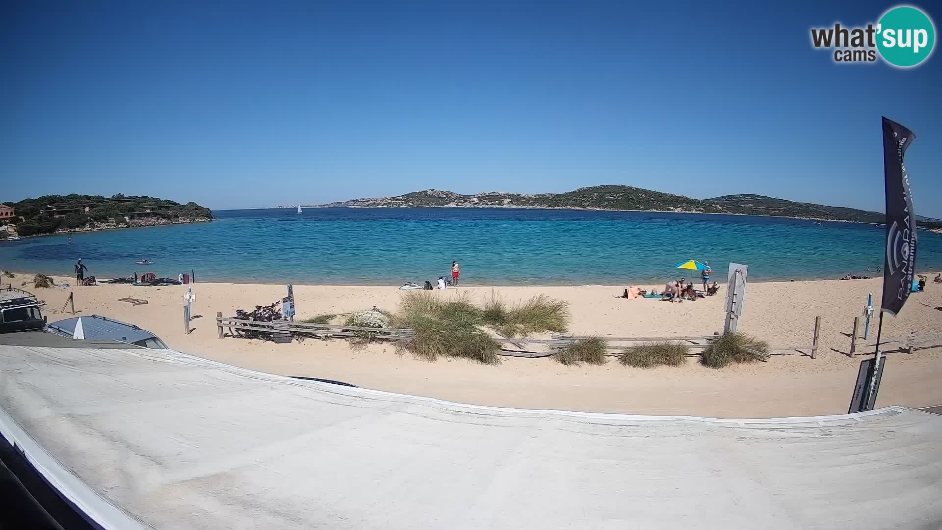 Porto Pollo Windsurfing and Kite surfing live webcam – Sardinia – Italy