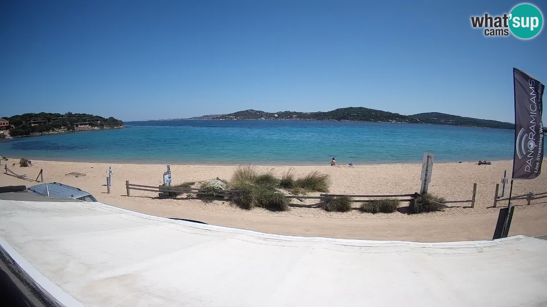 Porto Pollo Windsurfing and Kite surfing live webcam – Sardinia – Italy