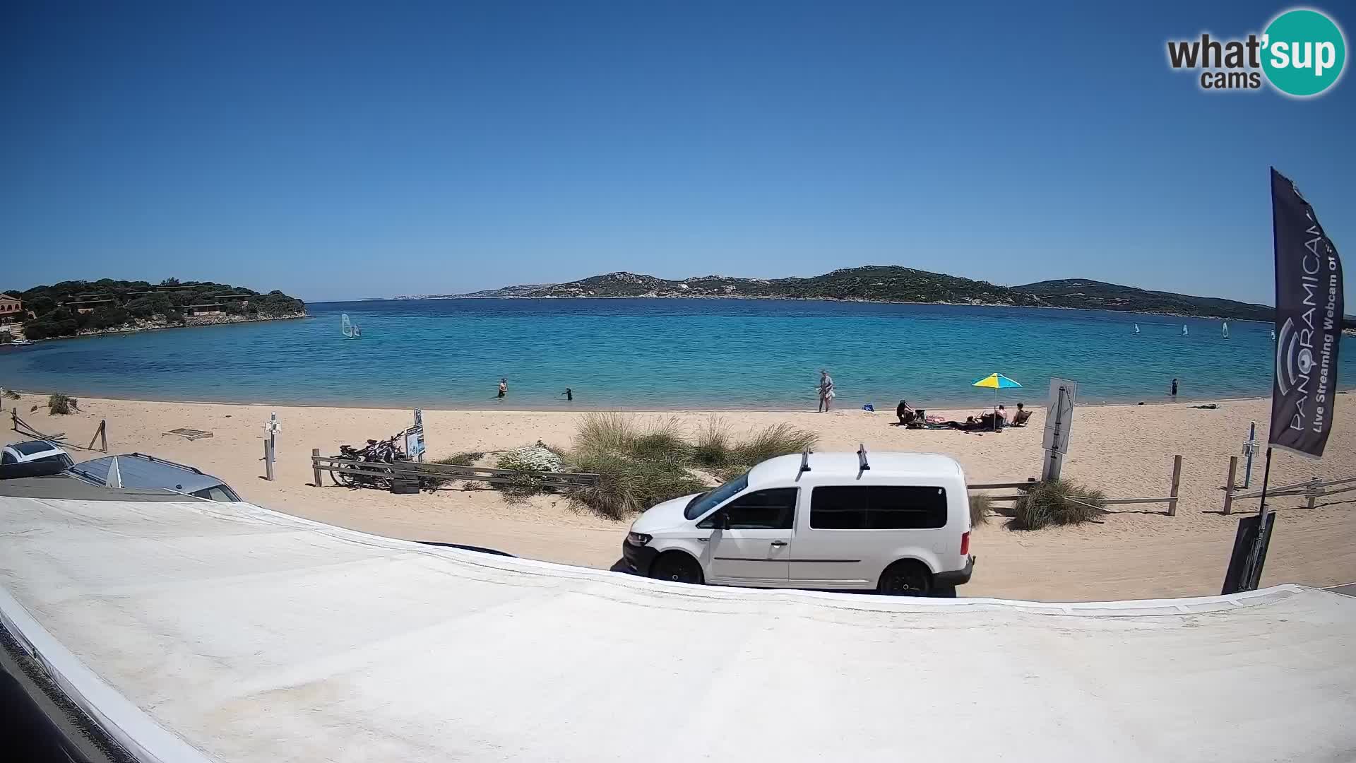 Porto Pollo Windsurfing and Kite surfing live webcam – Sardinia – Italy