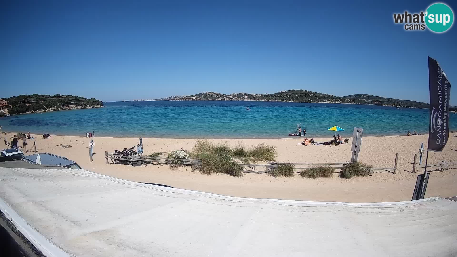 Porto Pollo Windsurfing and Kite surfing live webcam – Sardinia – Italy