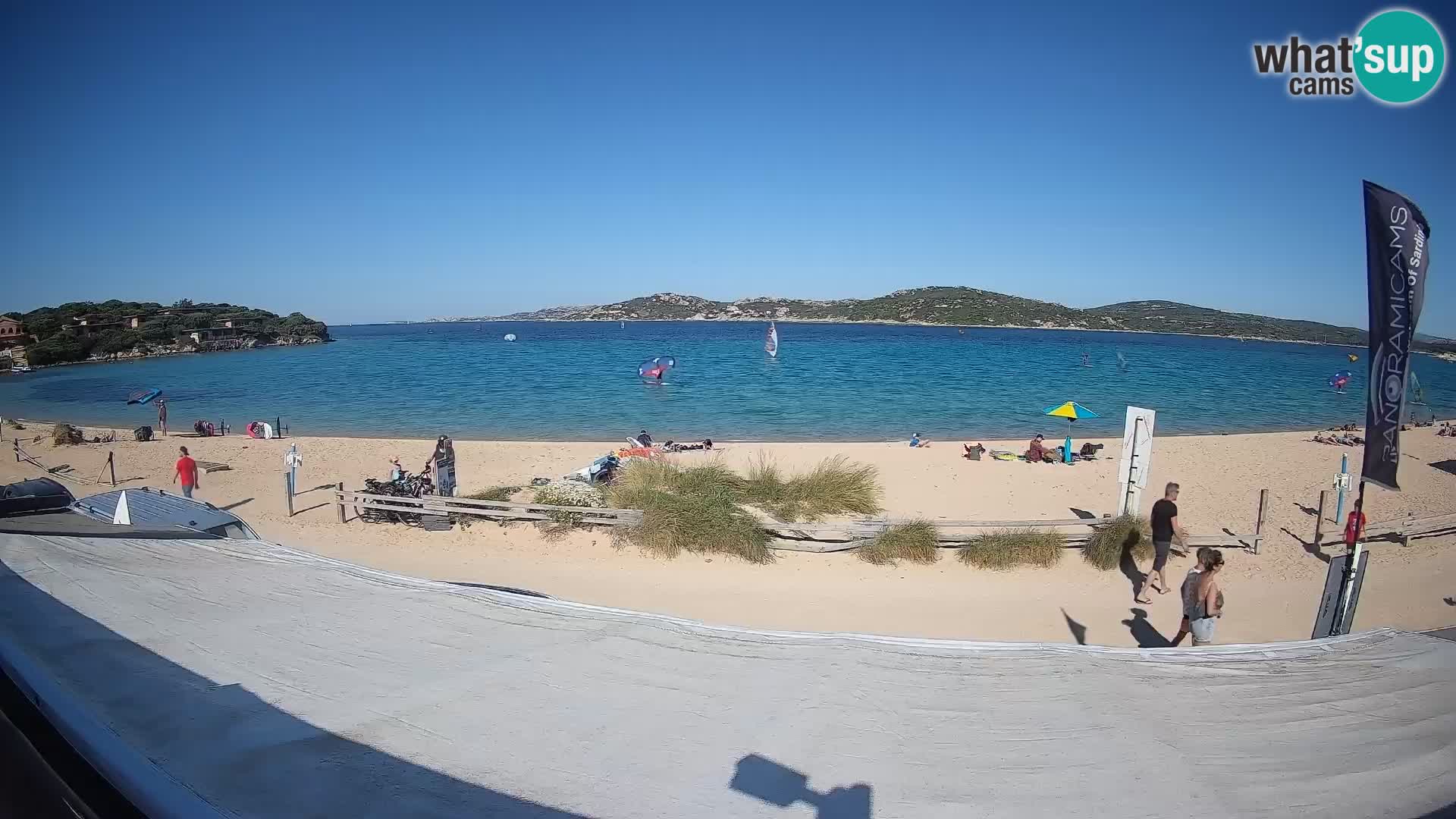 Porto Pollo Windsurfing i Kite surfanje web kamera uživo – Sardinija – Italija