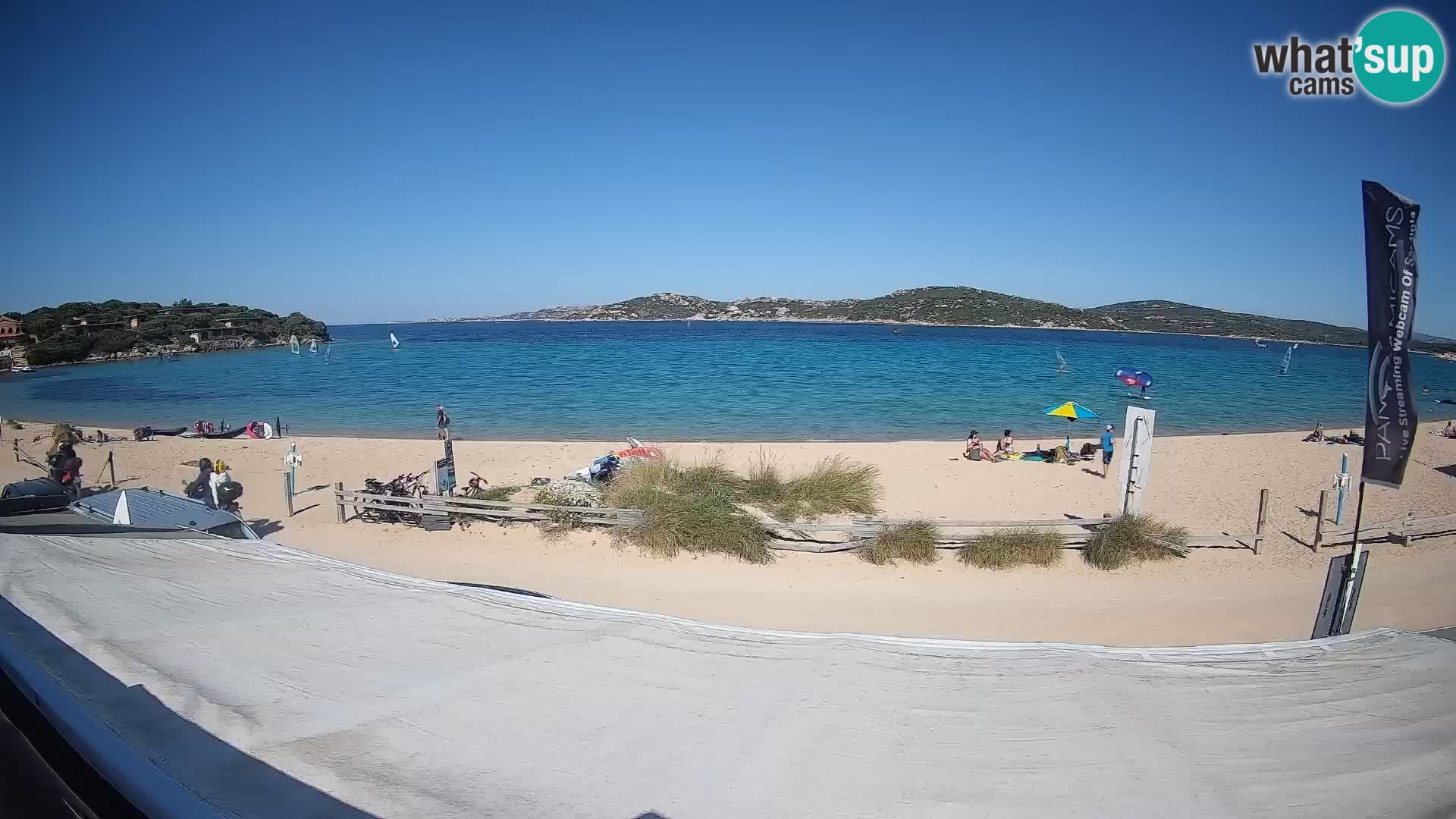 Porto Pollo Windsurfing i Kite surfanje web kamera uživo – Sardinija – Italija