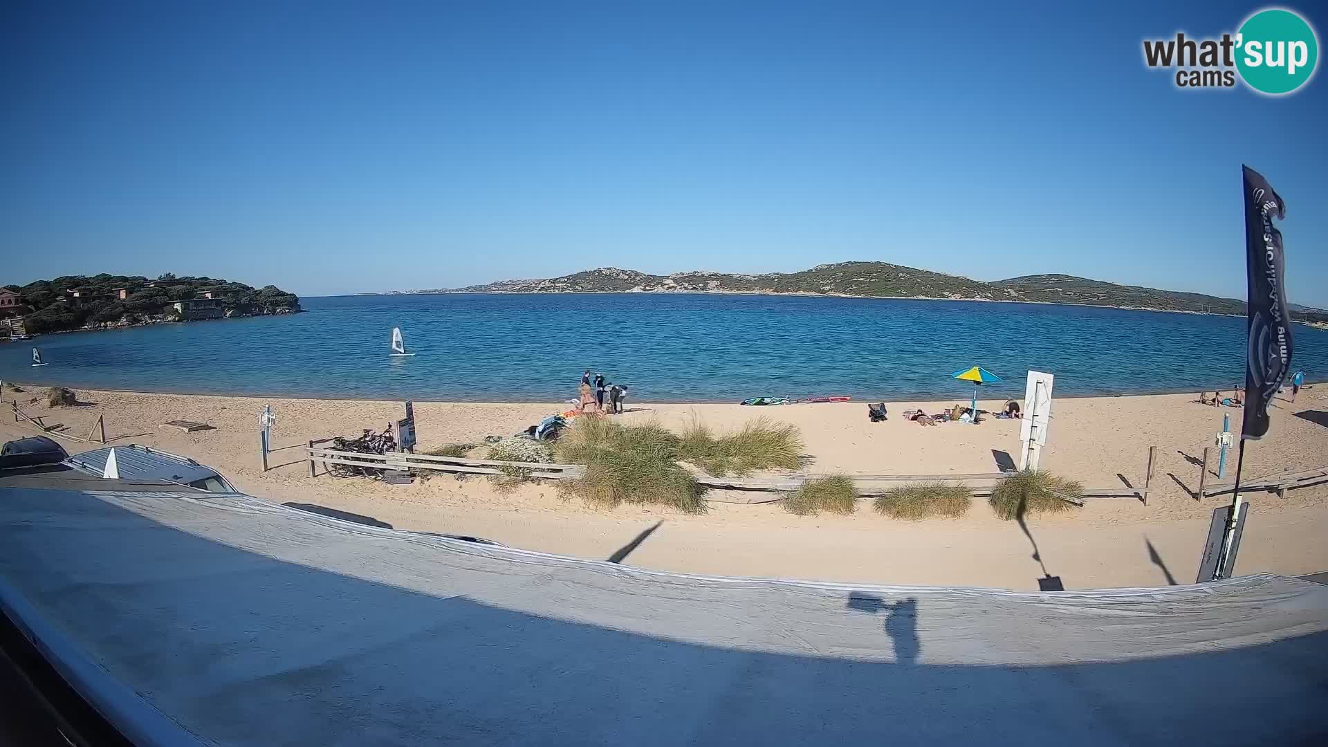 Porto Pollo Windsurfing and Kite surfing live webcam – Sardinia – Italy